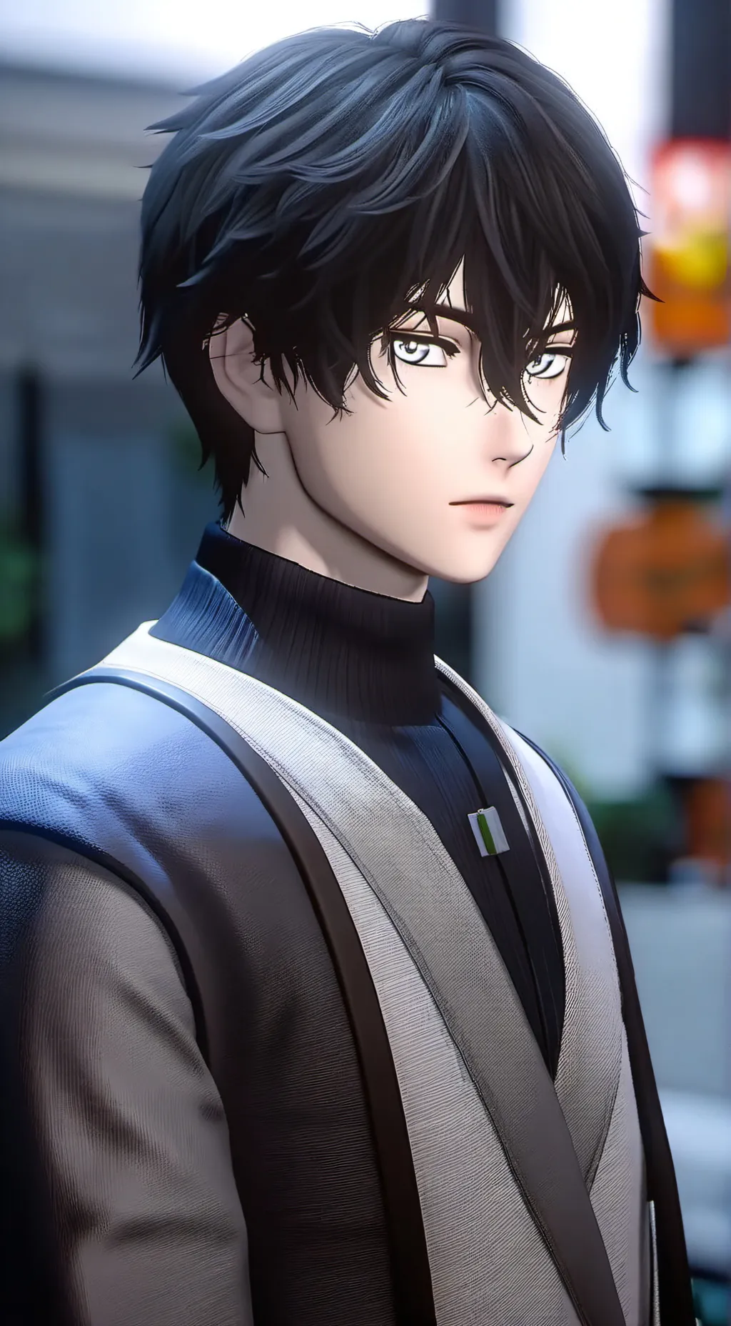 ai character: Oliver  background