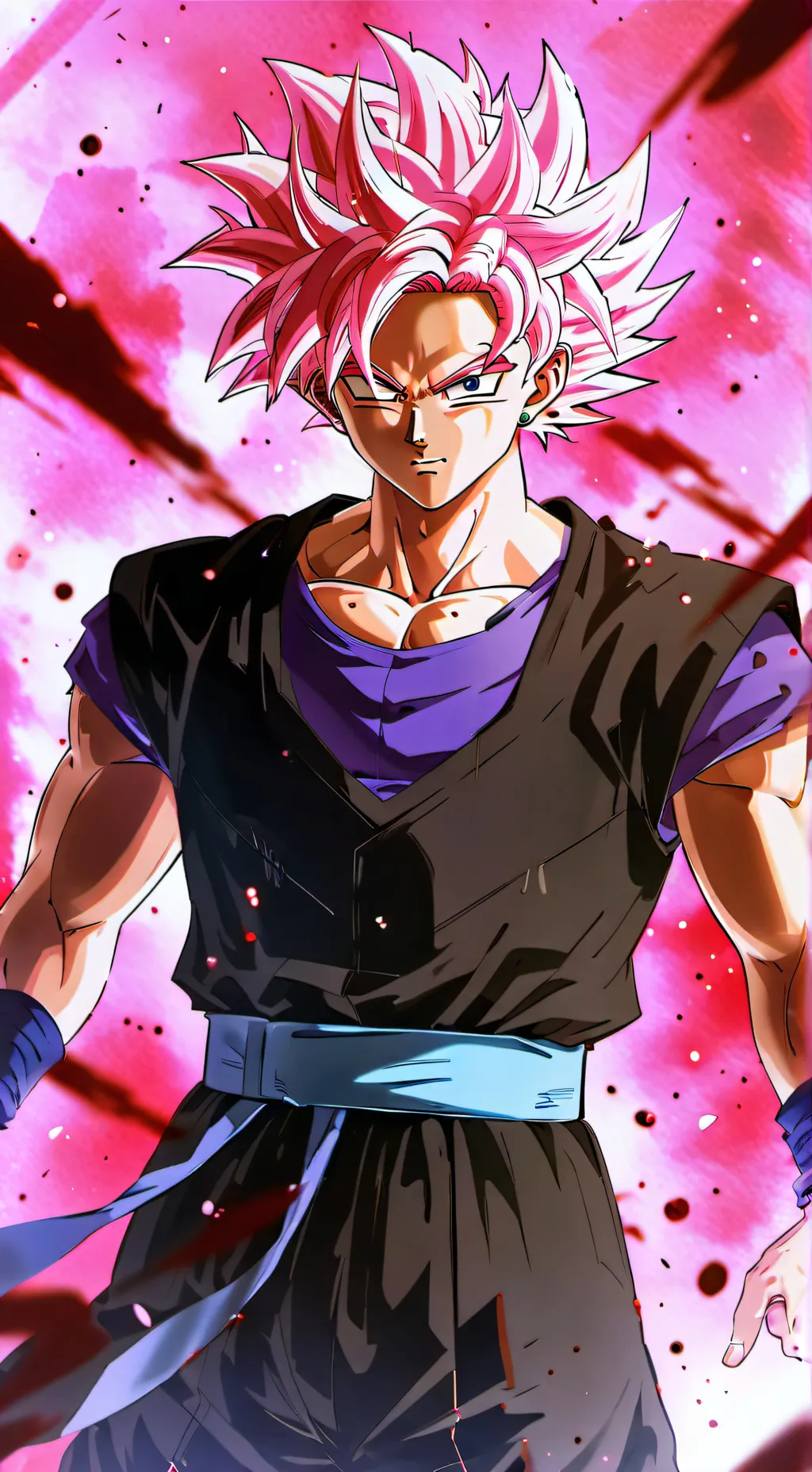 ai character: Goku Black (vesgo) background