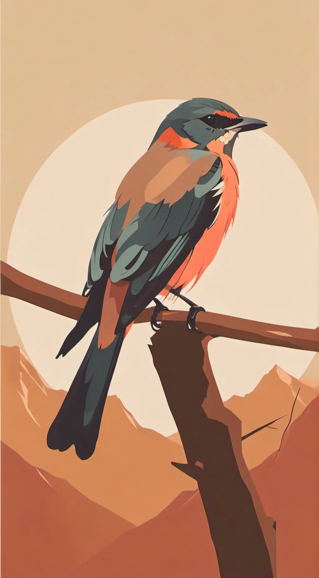 ai character: md bar with my OC' background