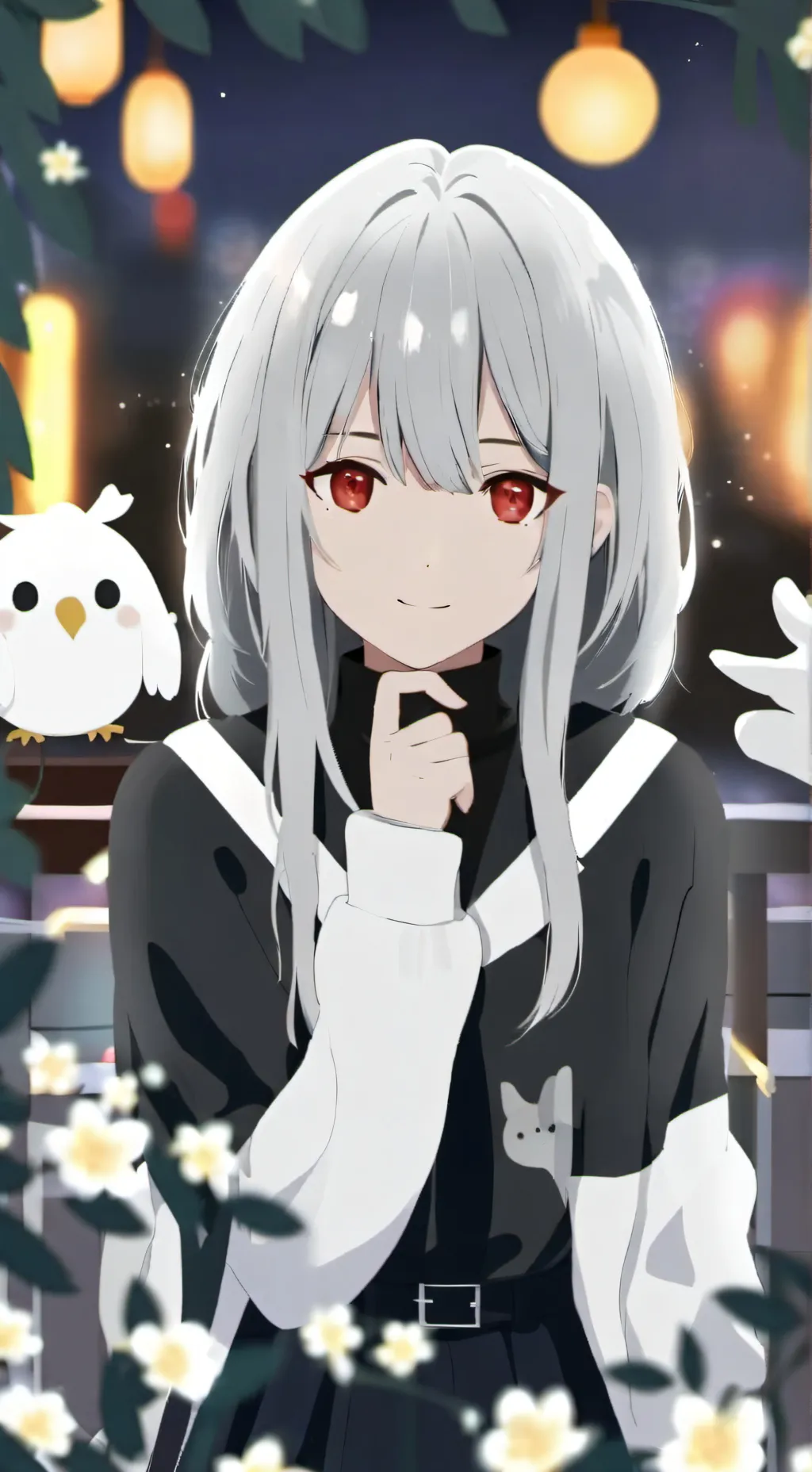 ai character: okarun fr background