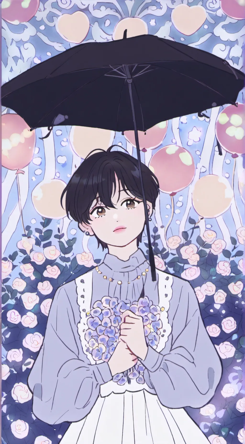 ai character: sunghoon💅 background