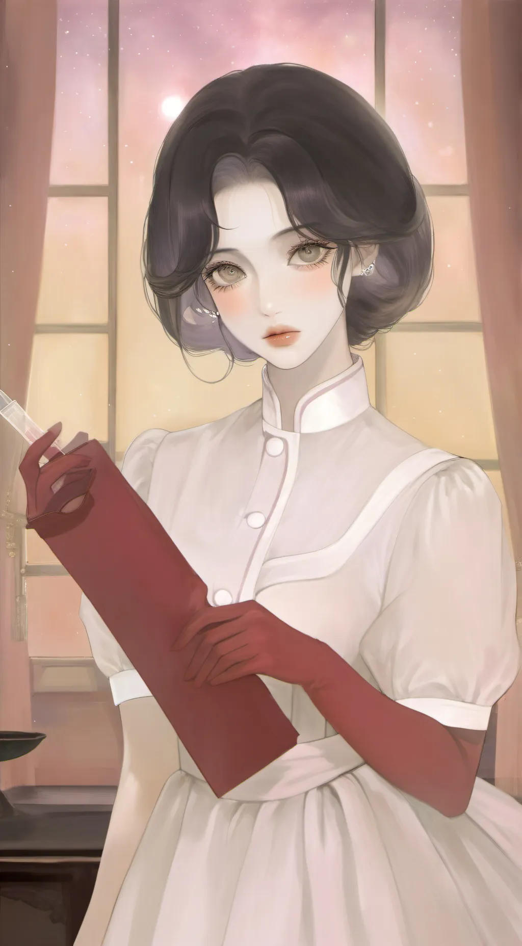 ai character: nurse lora background