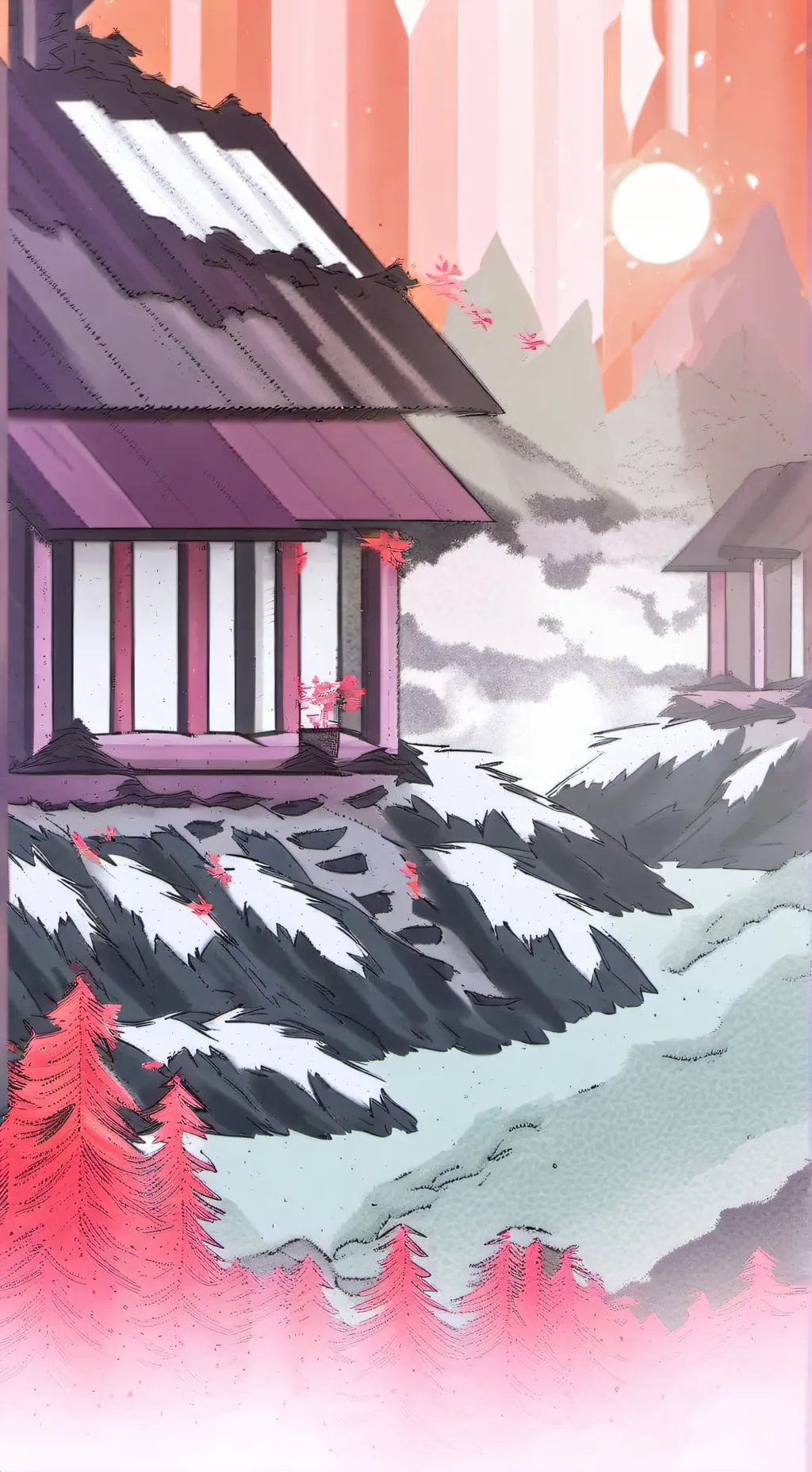 ai character: Estan enamorados background