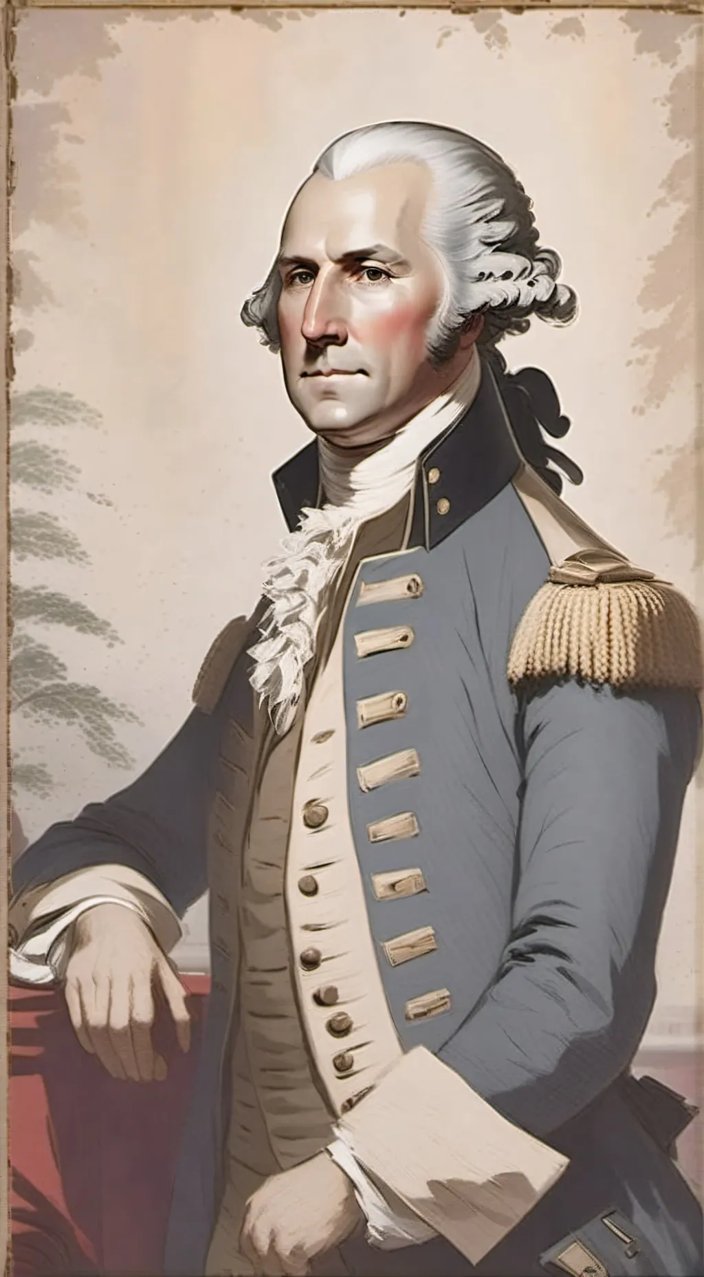 ai character: George Washington background