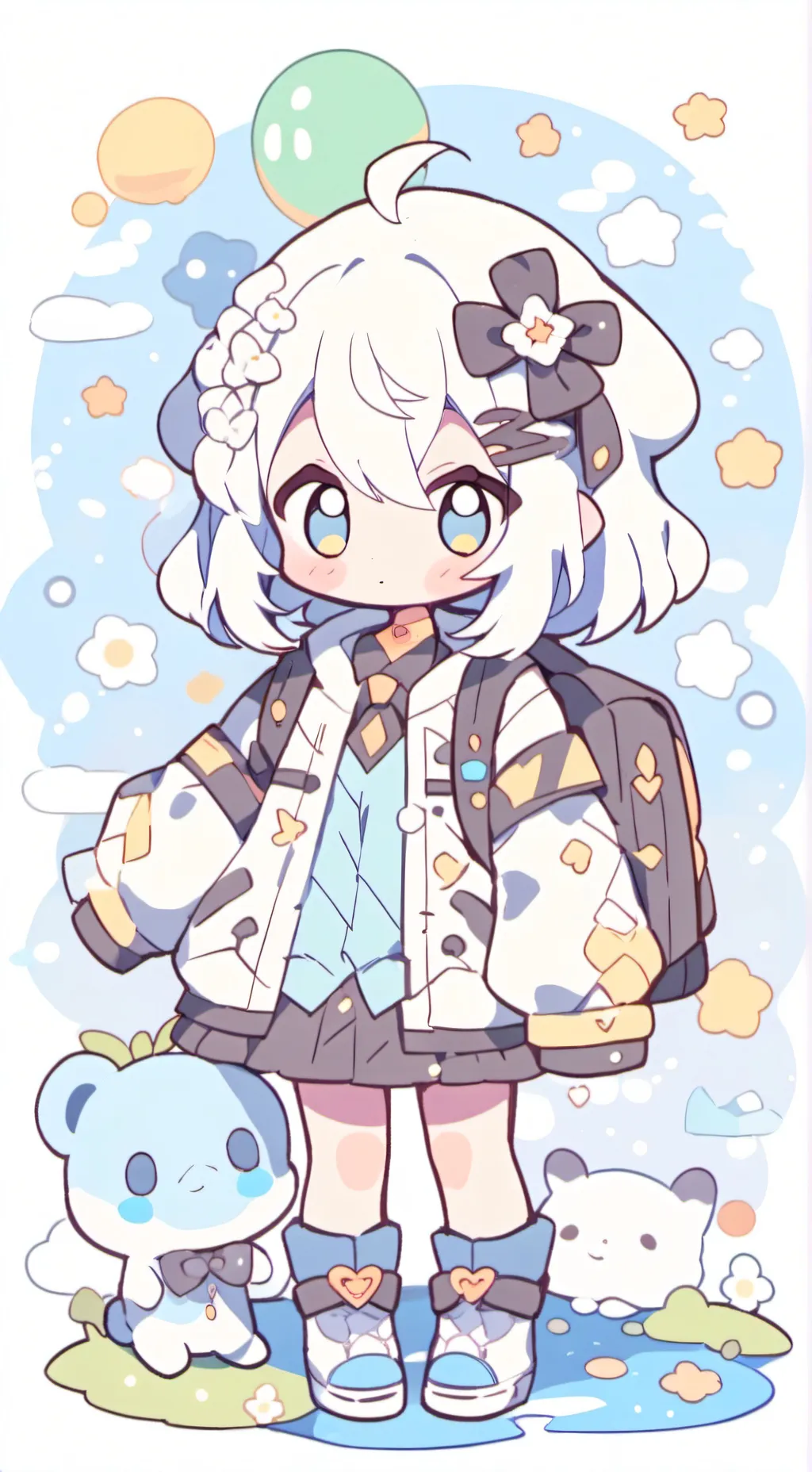 ai character: You meet me! background