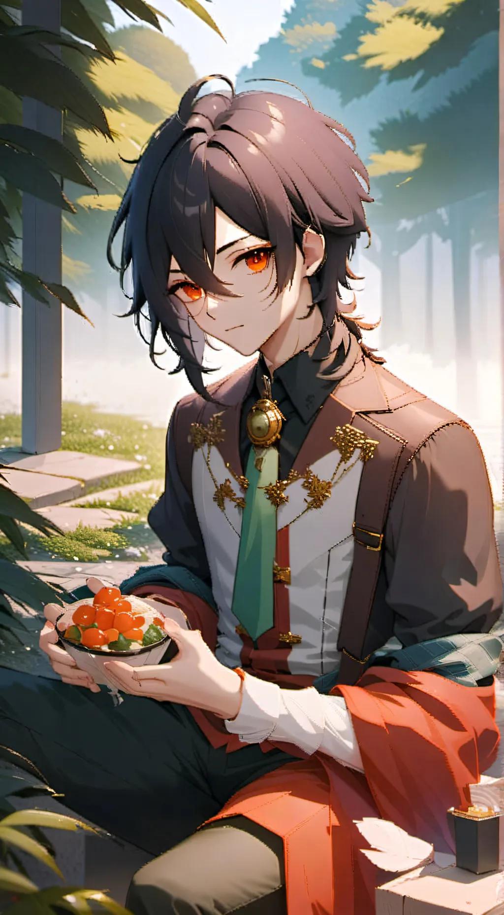 ai character: Black max background