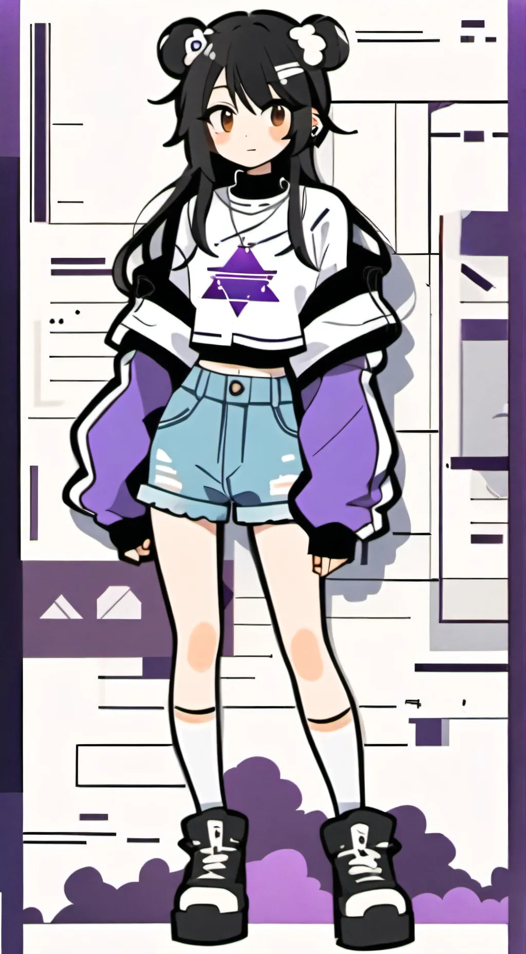 ai character: Aphmau(dti) background