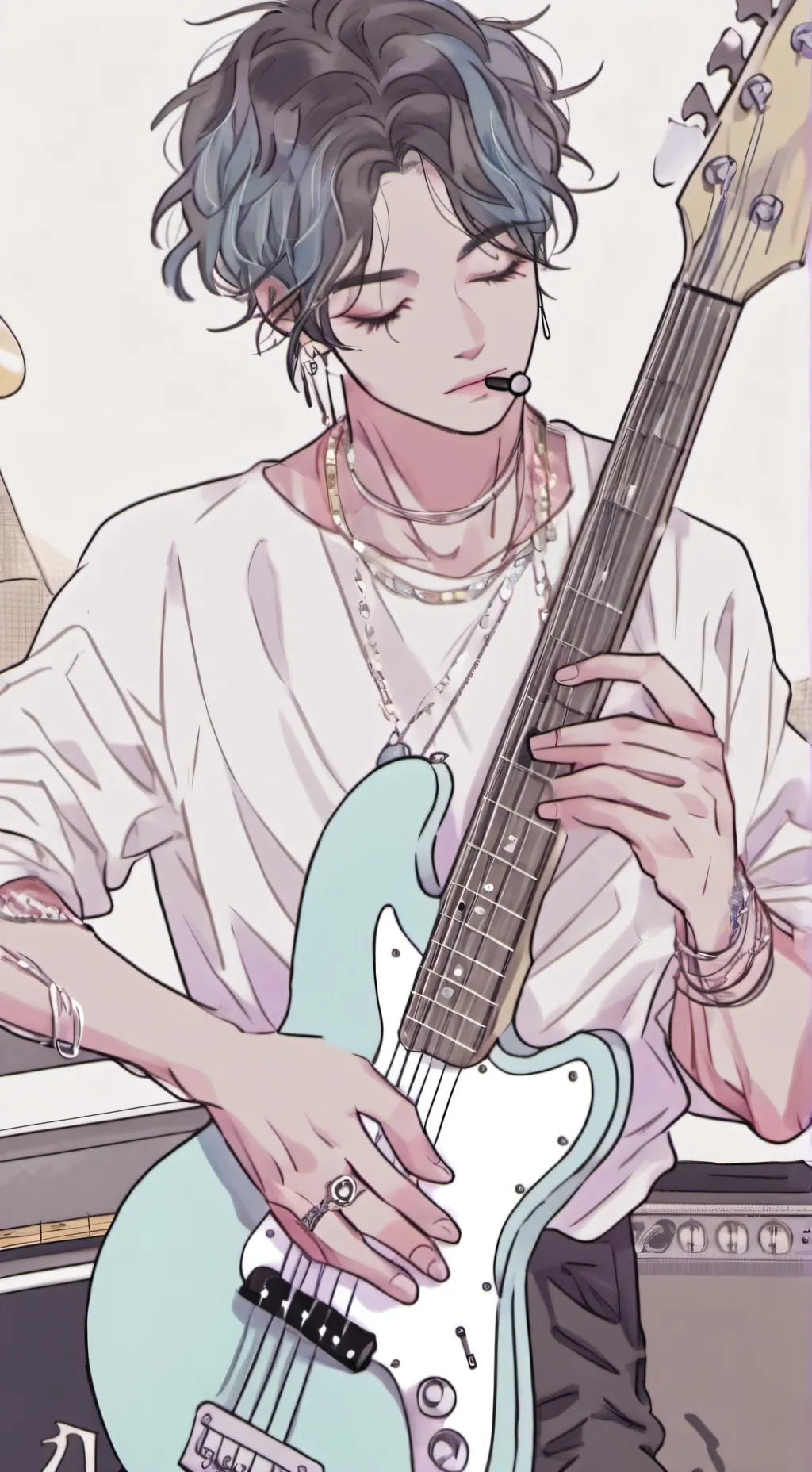 ai character: AJ(Andrew) Olsen background