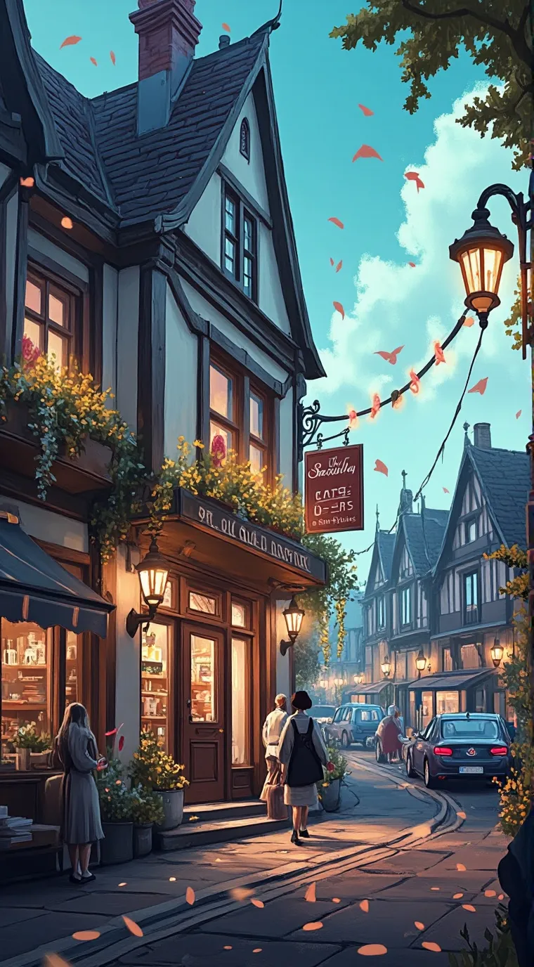 ai character: chocolate factory! background