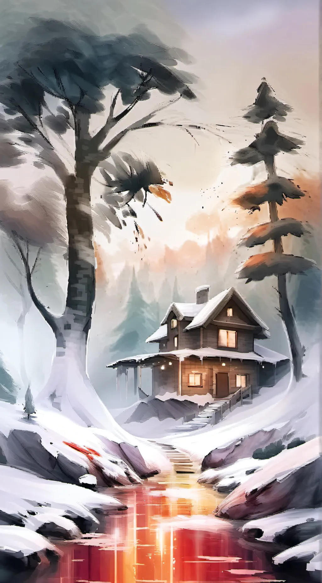 ai character: forsaken hallowen background