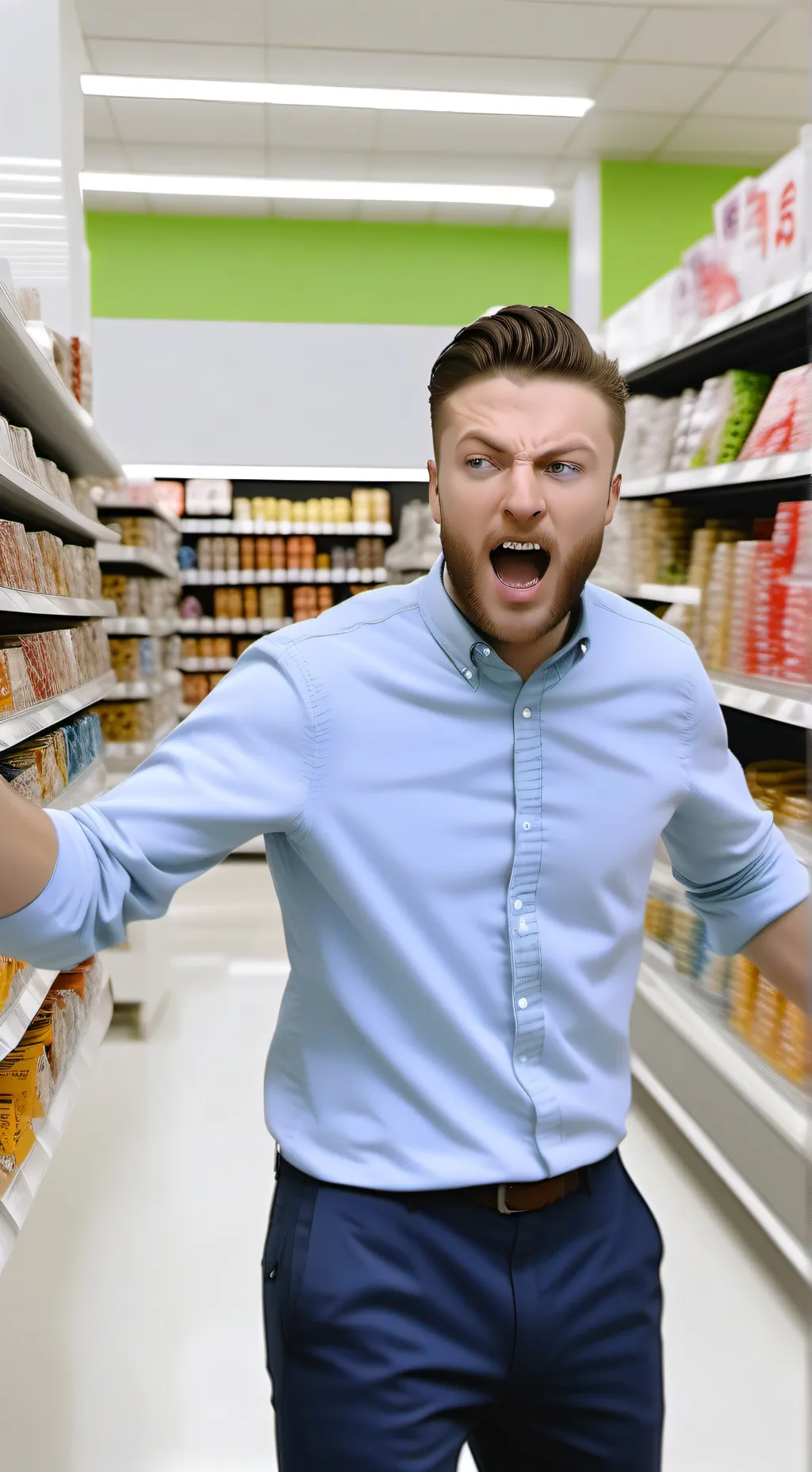 ai character: guy Karen background