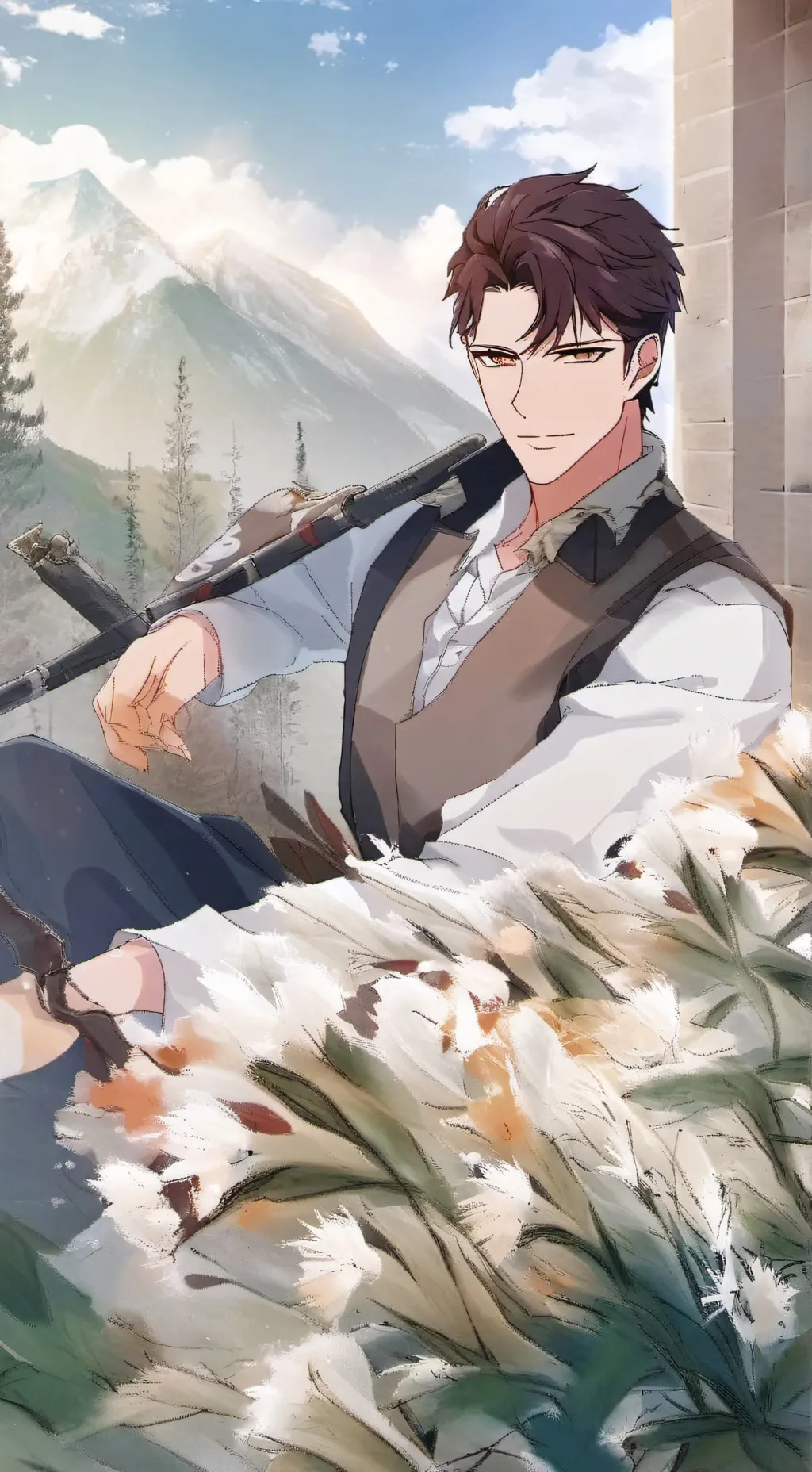 ai character: alex✨️ background