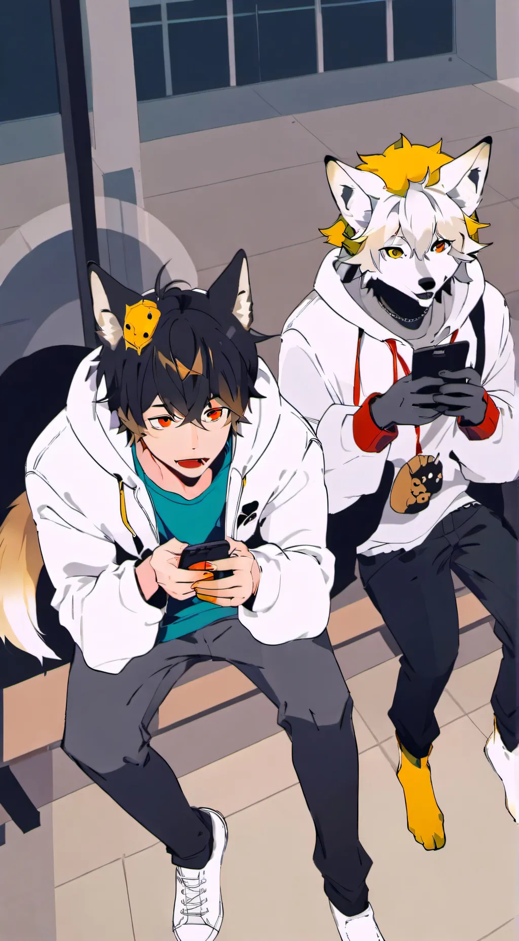 ai character: fruit wolfs background