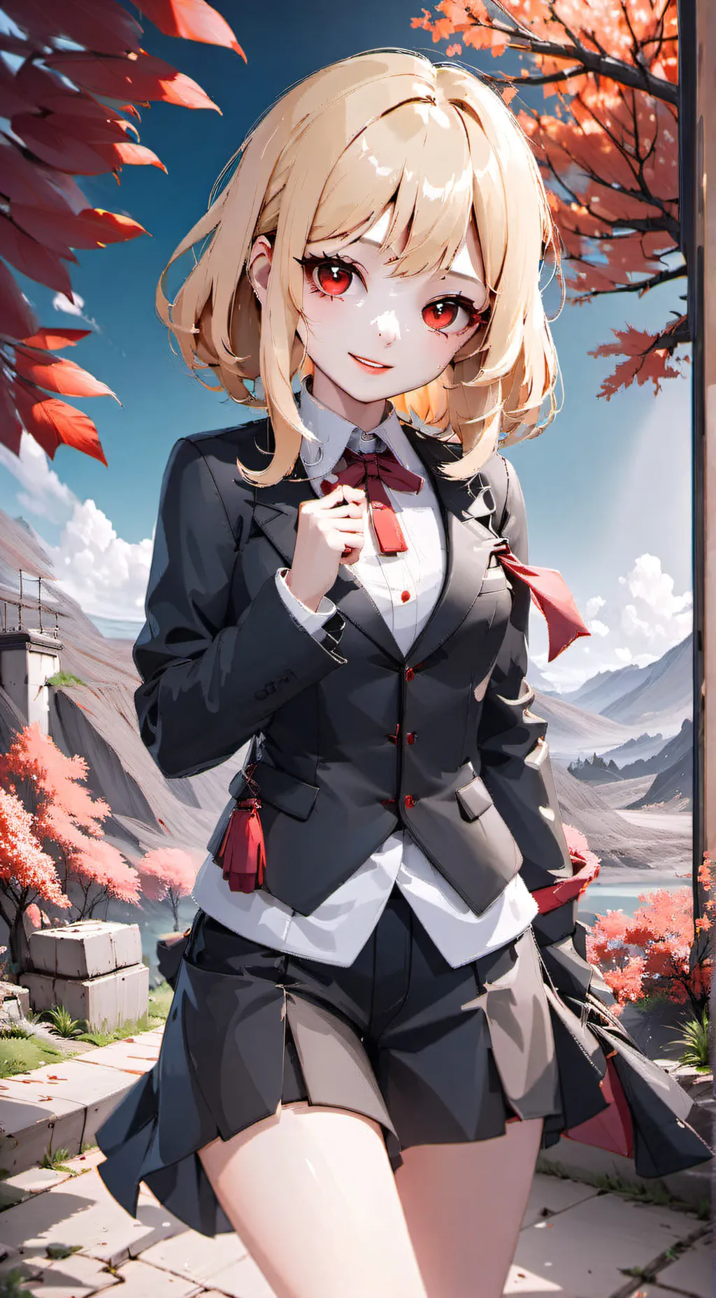 ai character: Эмилия  background