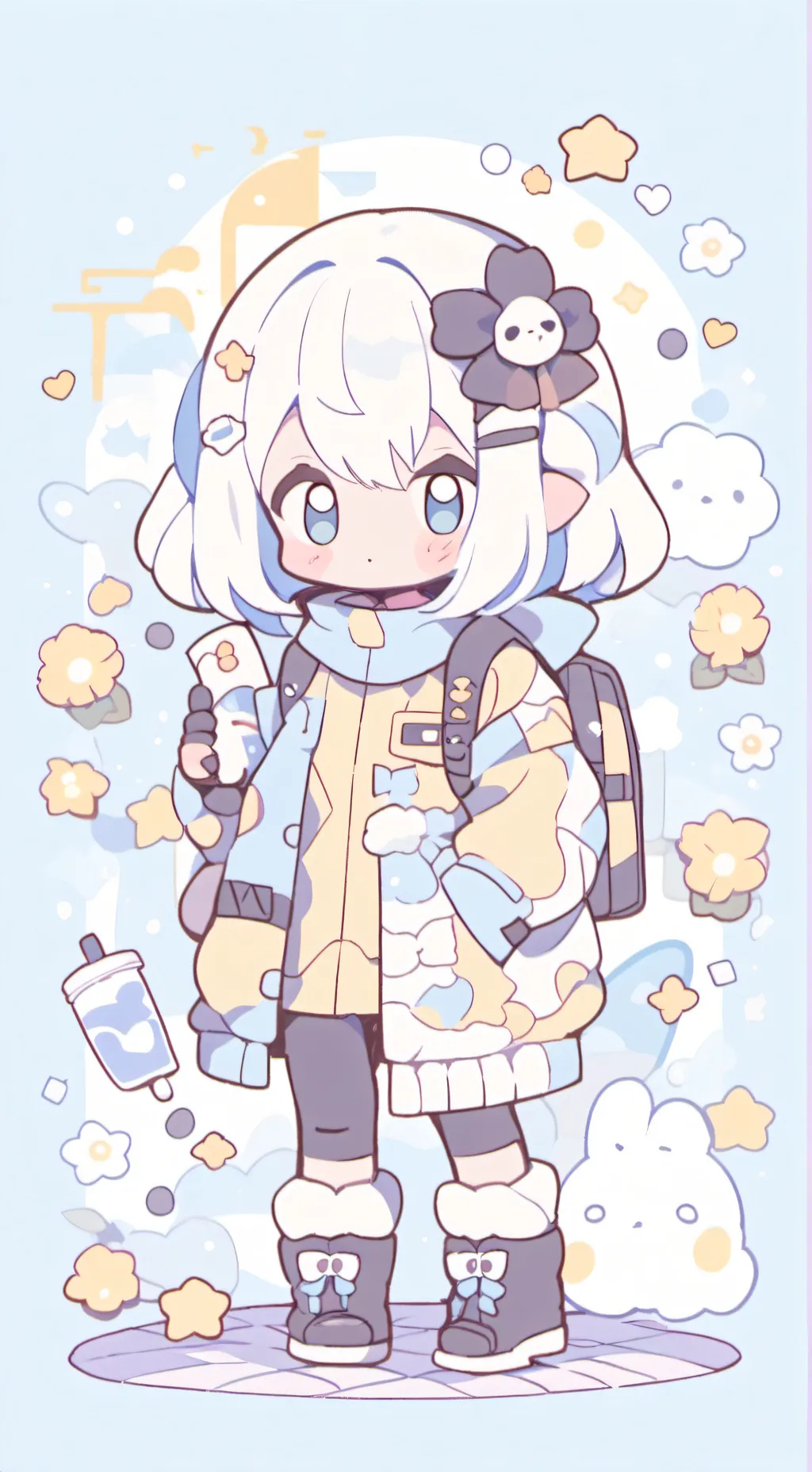 ai character: JJK sleepover!!👹💅🏻 background