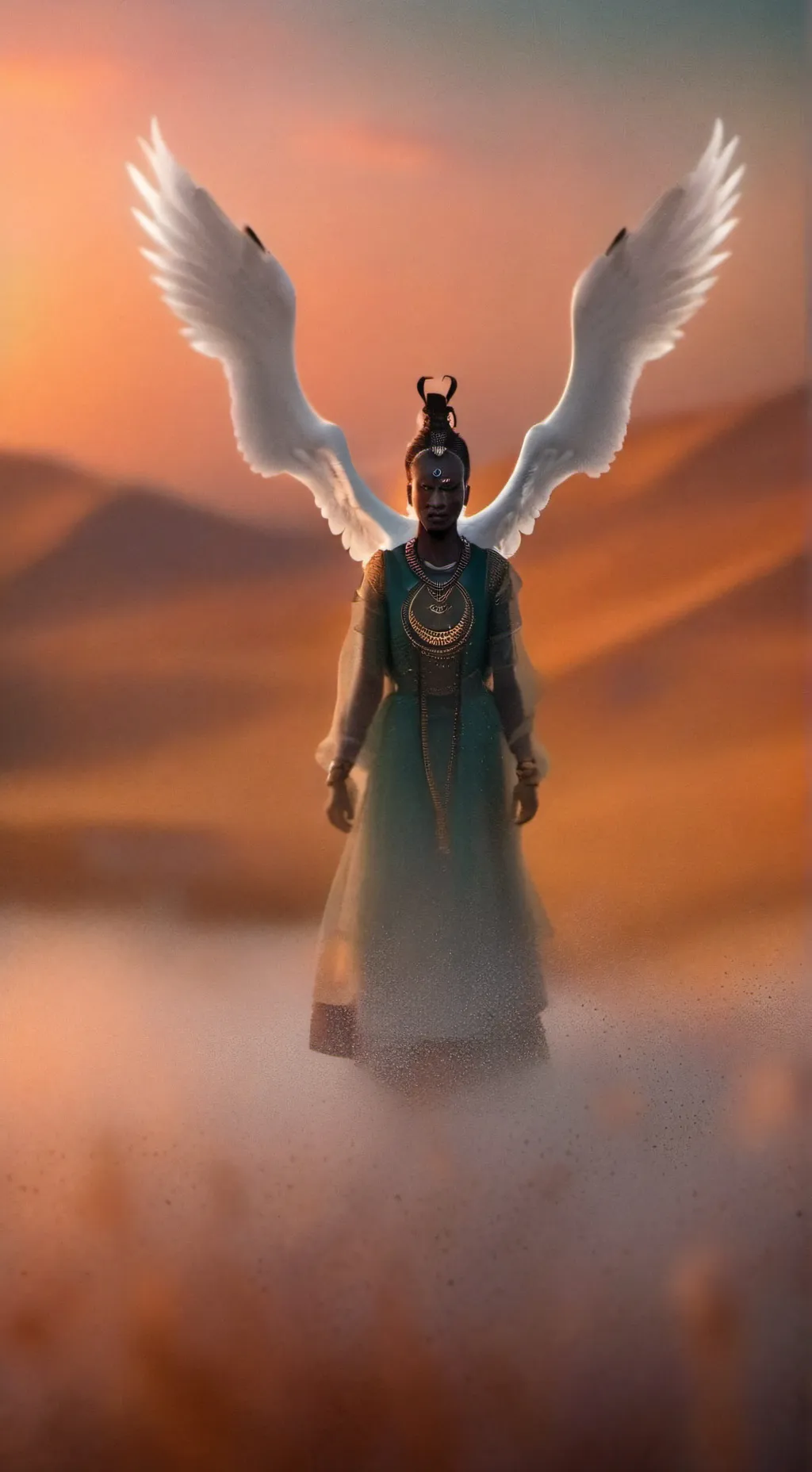 ai character: Mother nature  background