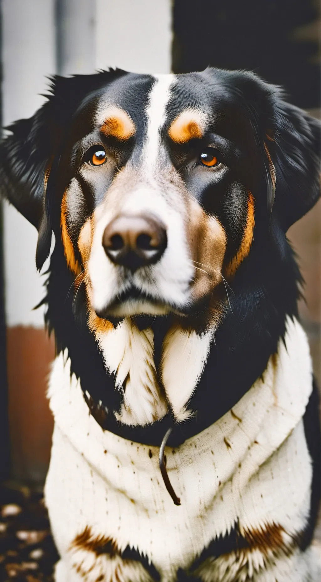 ai character: dog background