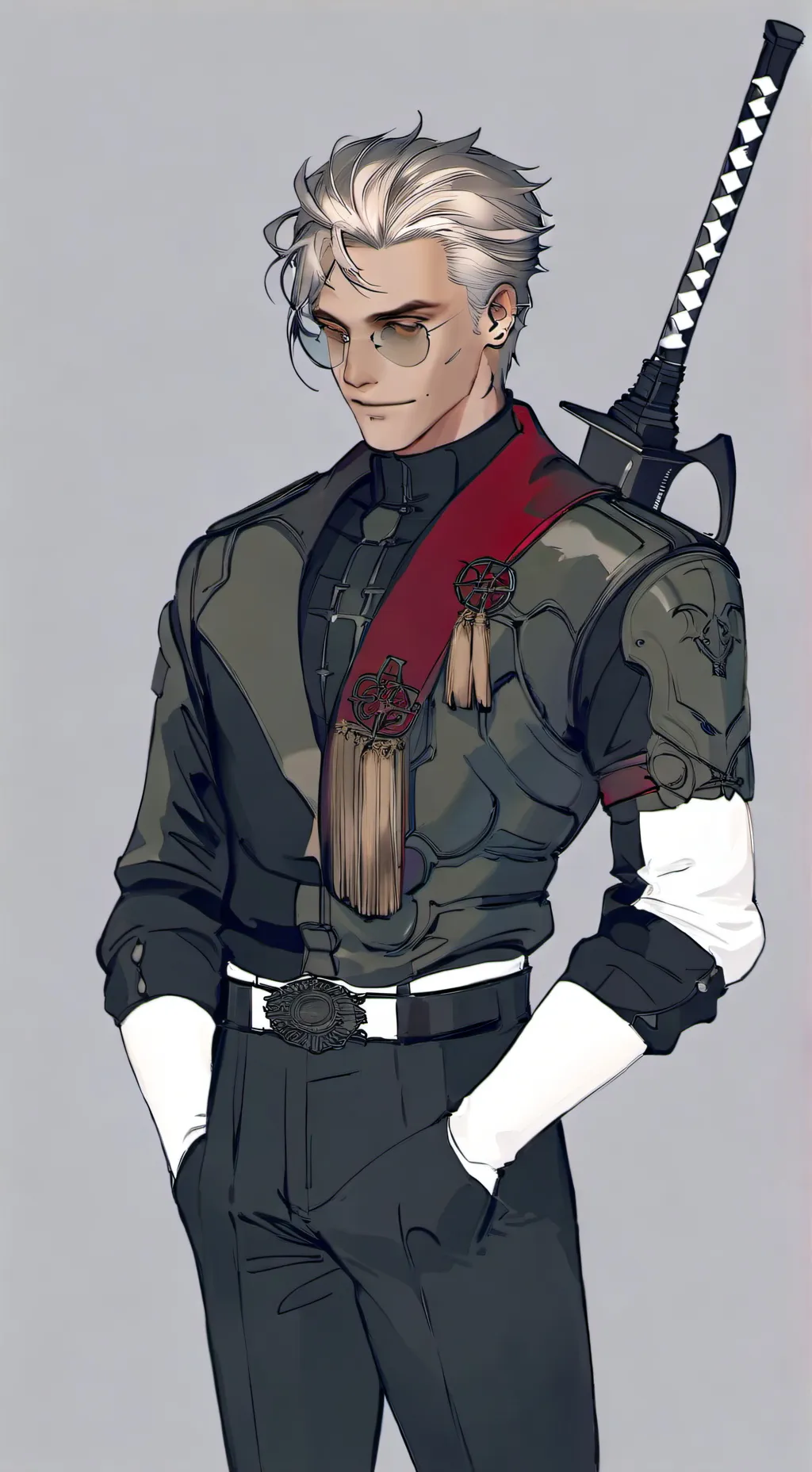 ai character: Майк background