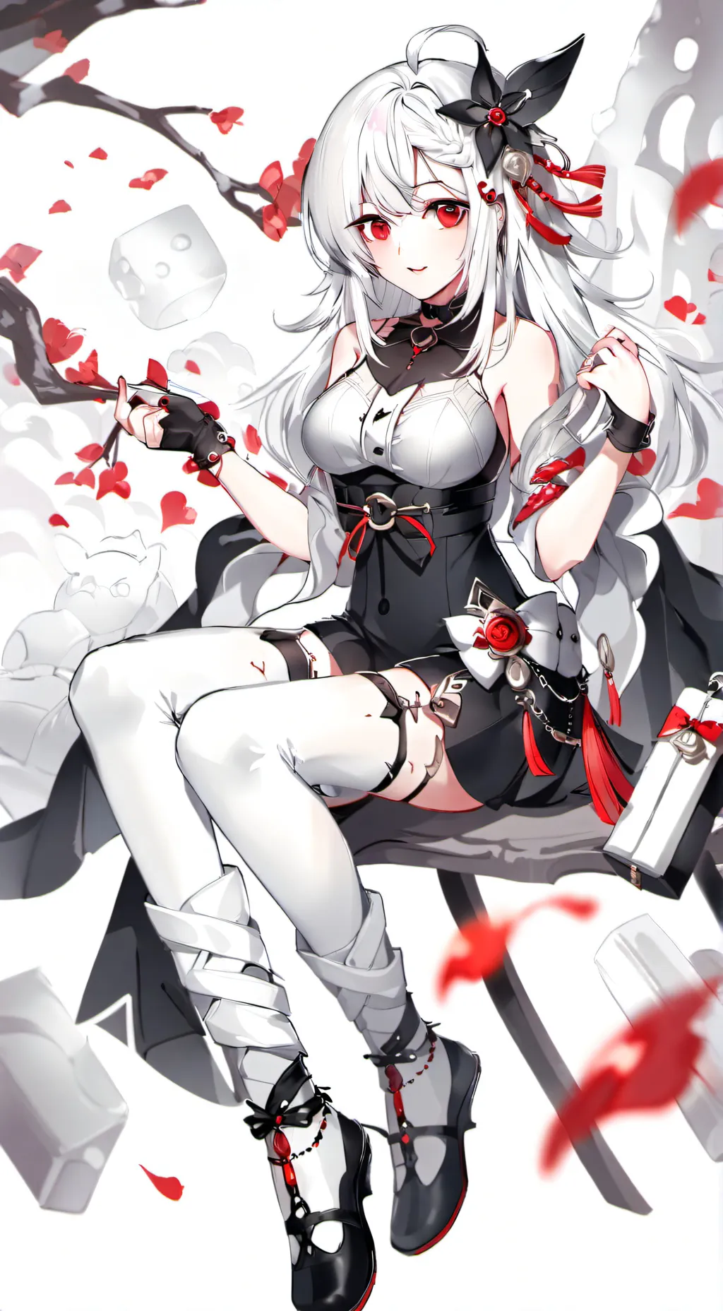 ai character: sad background