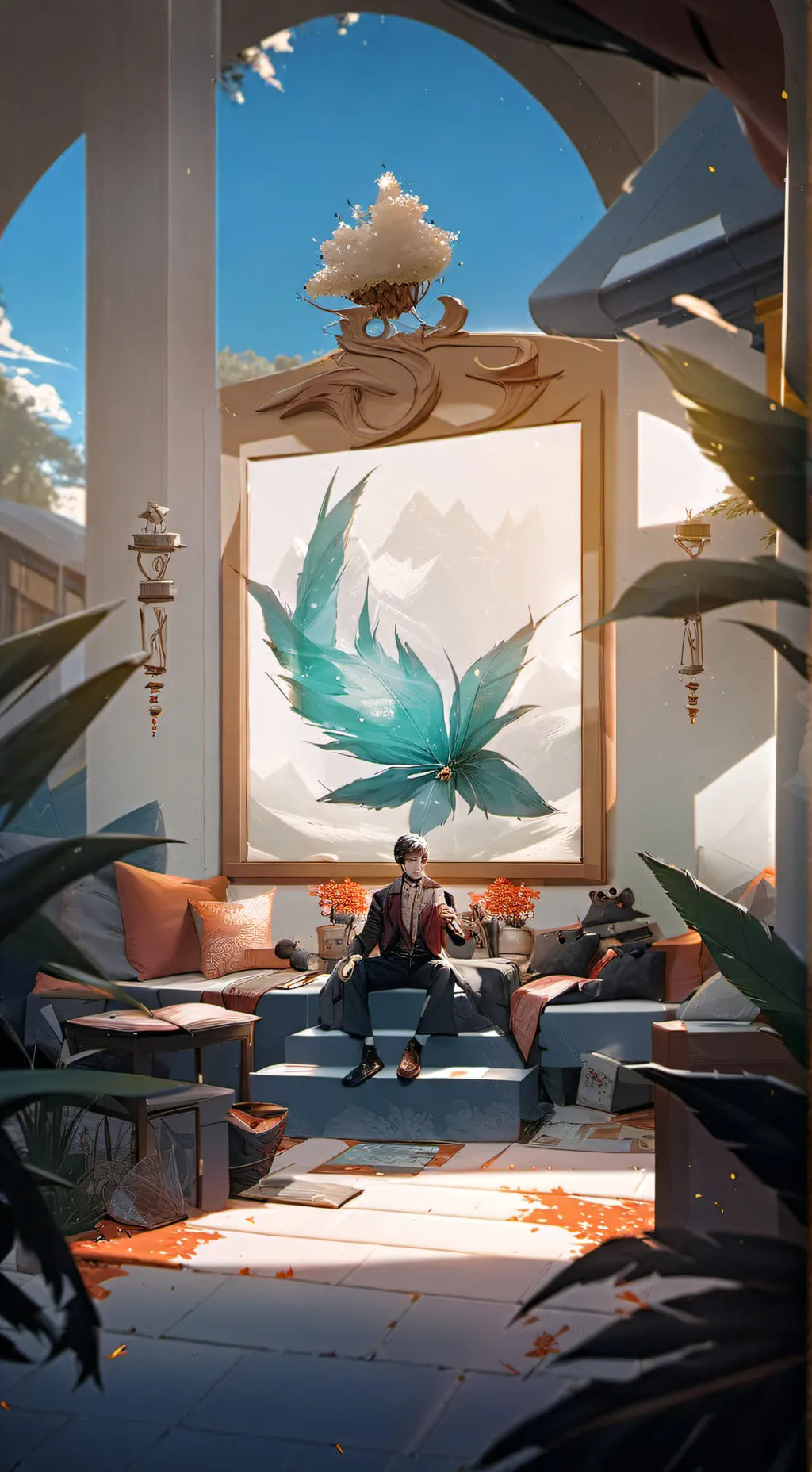 ai character: El cambio💫 background