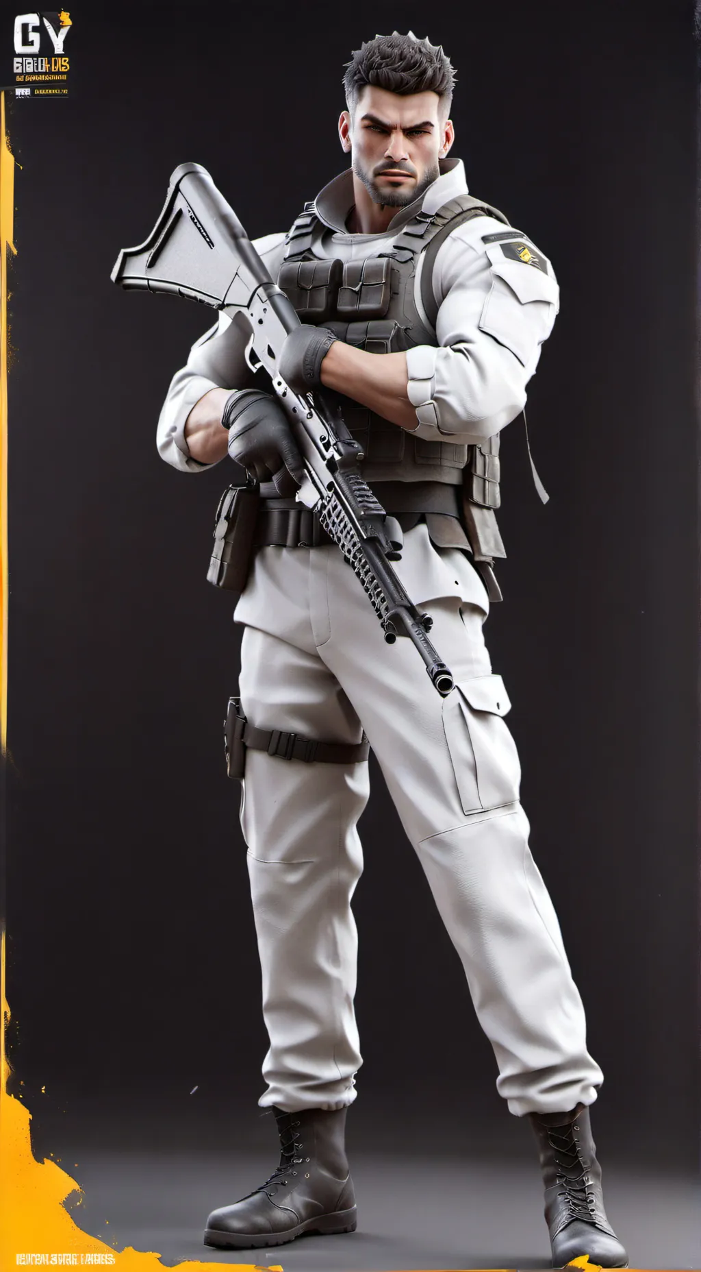 ai character: GUERRA background