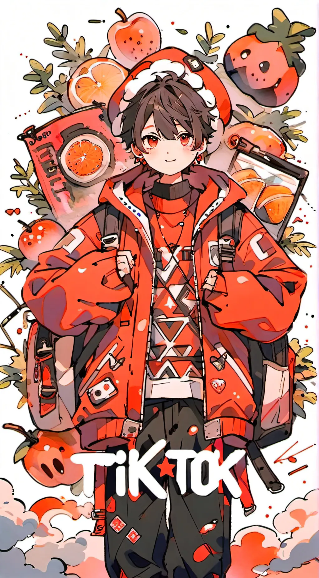 ai character: tiktok background