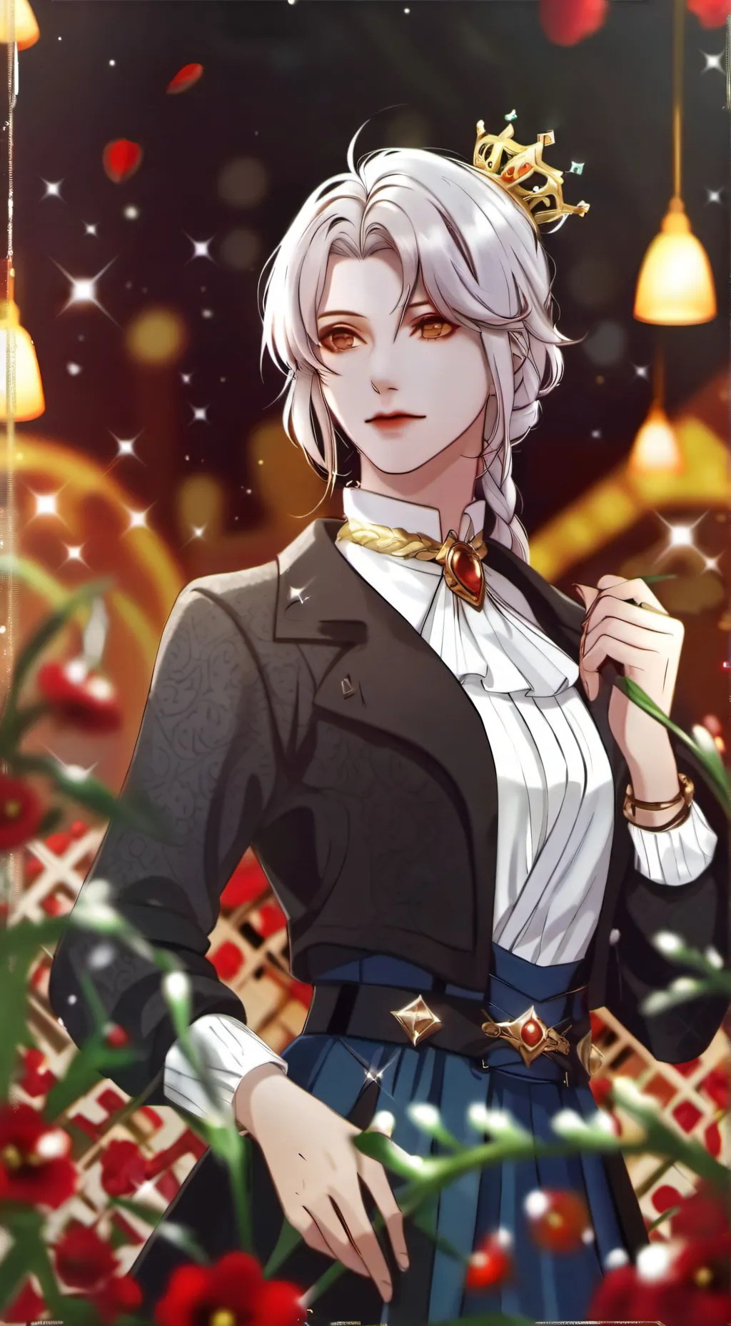 ai character: Queen Amelia background