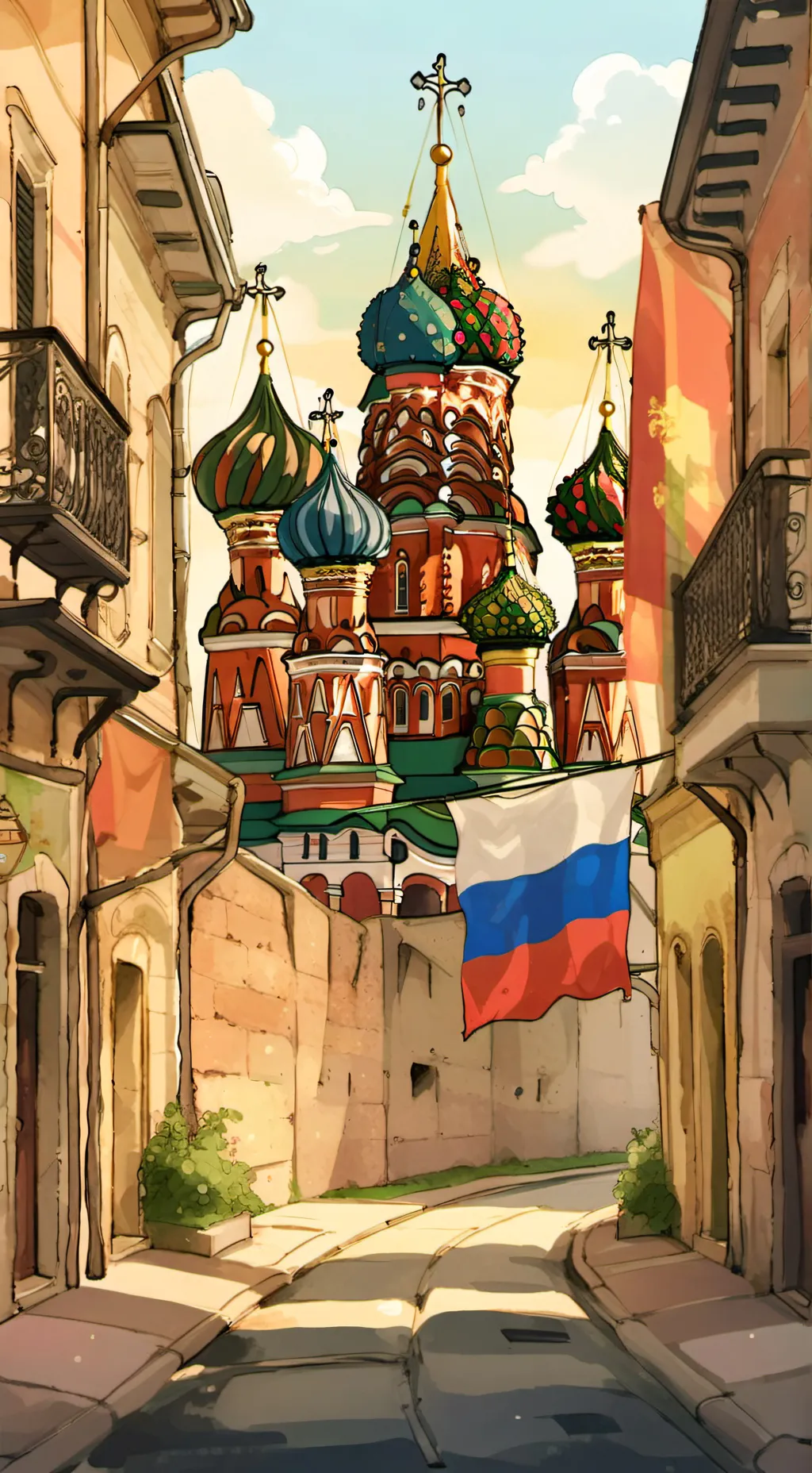 ai character: Russia background