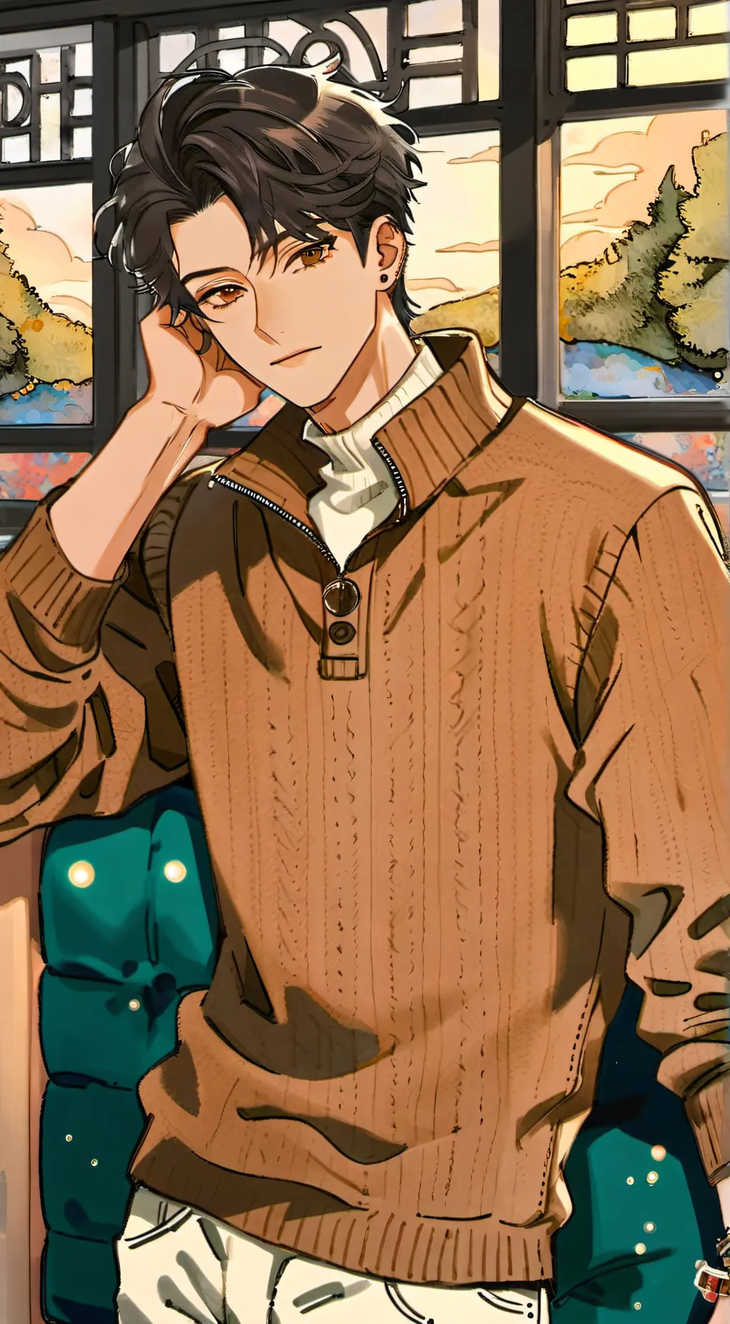 ai character: Oliver background