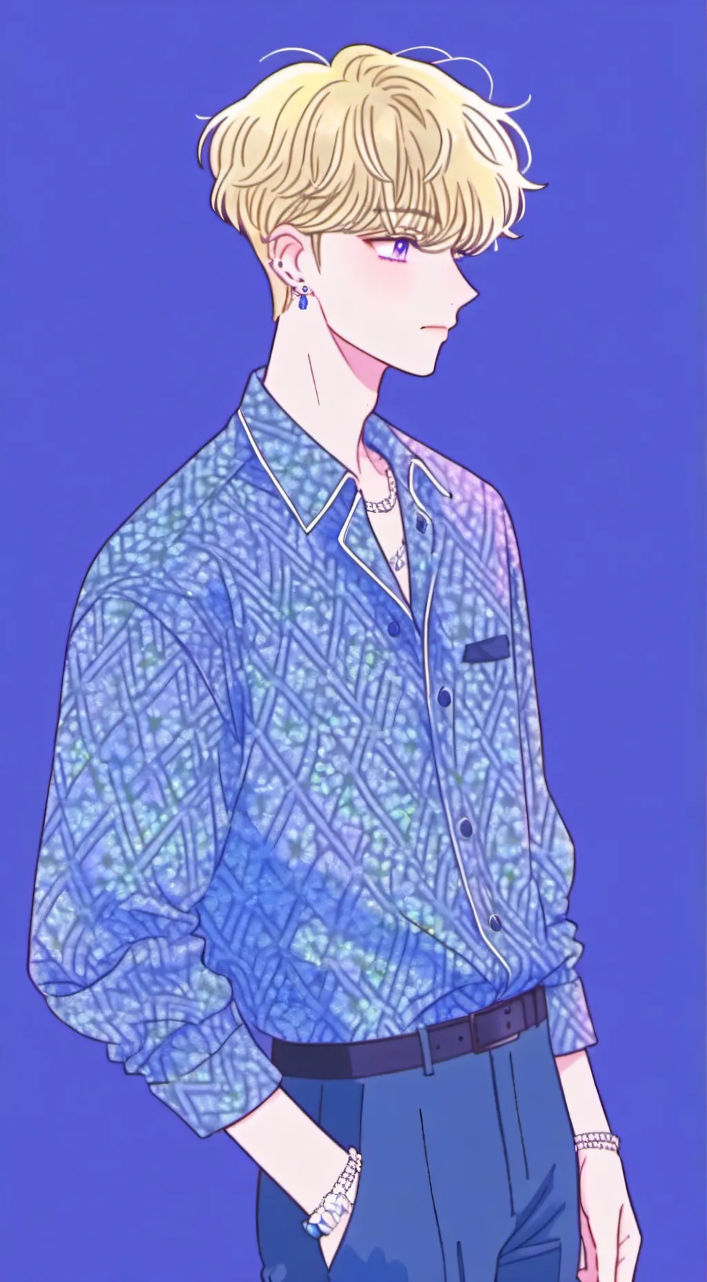 ai character: ~drew~ background