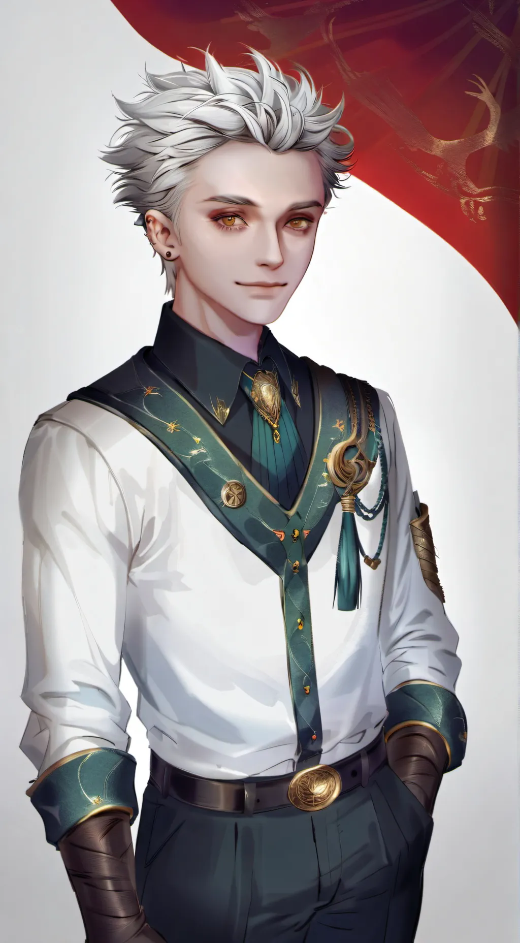 ai character: Draco malfoy  background
