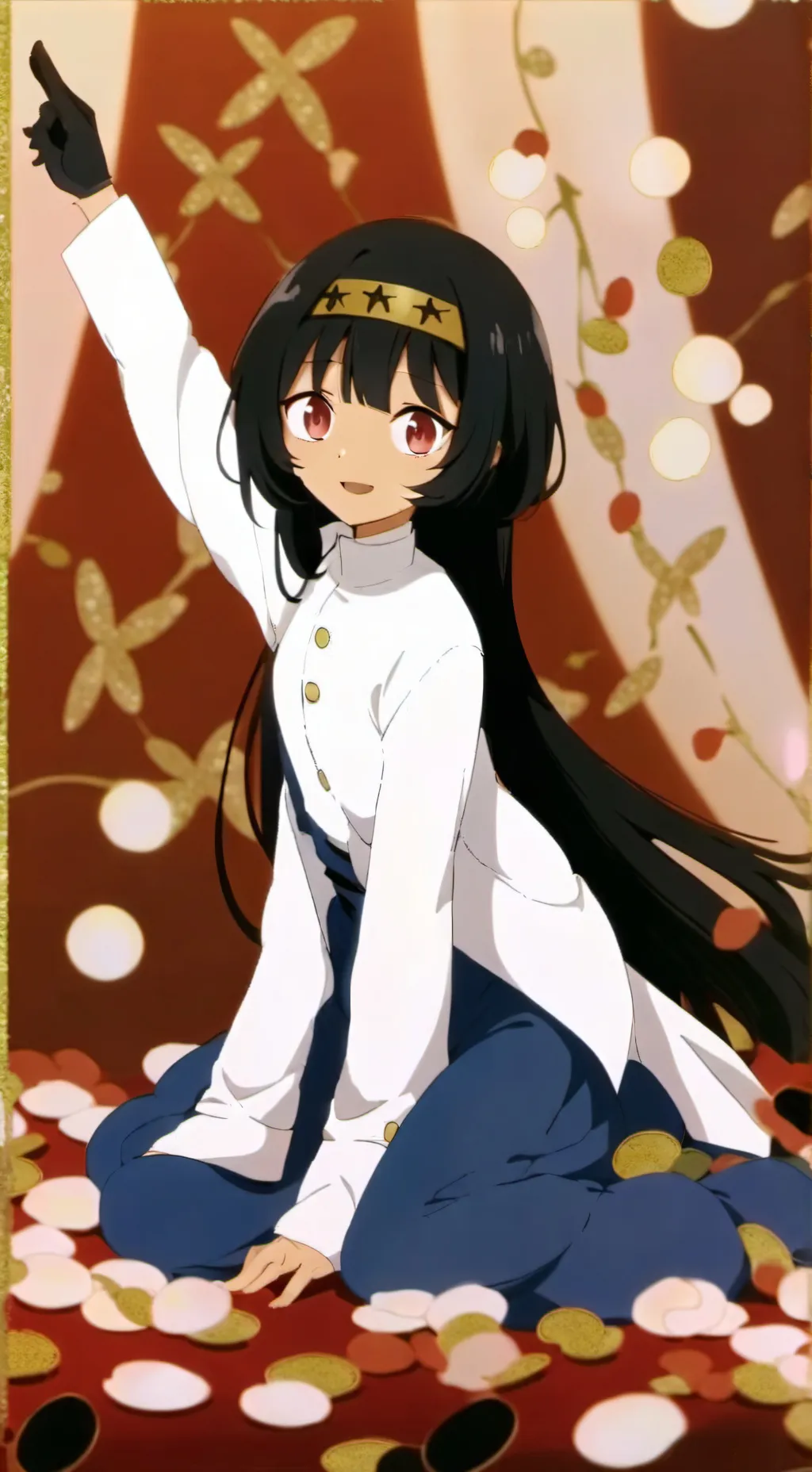 ai character: butter flay background