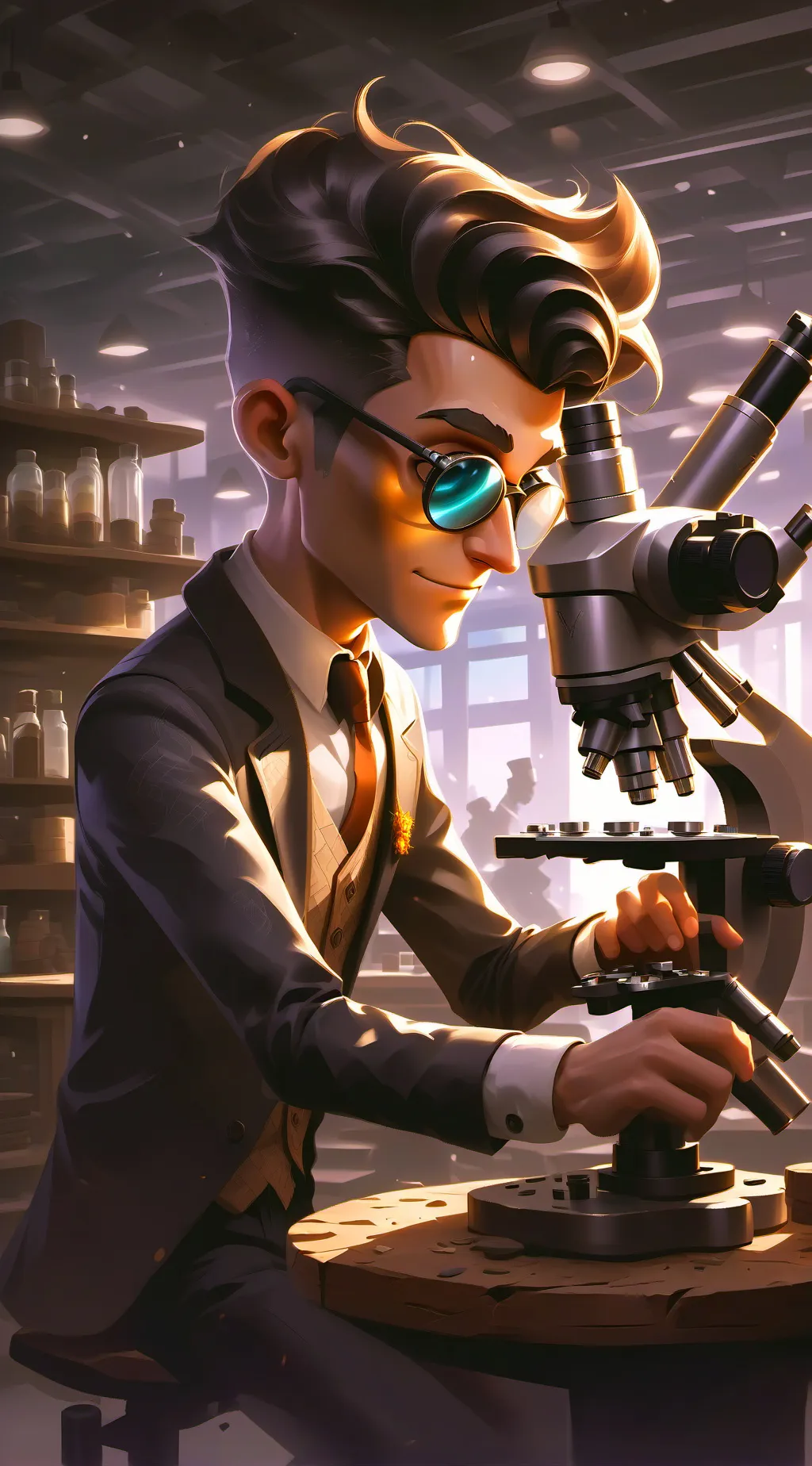 ai character: -Roger- background