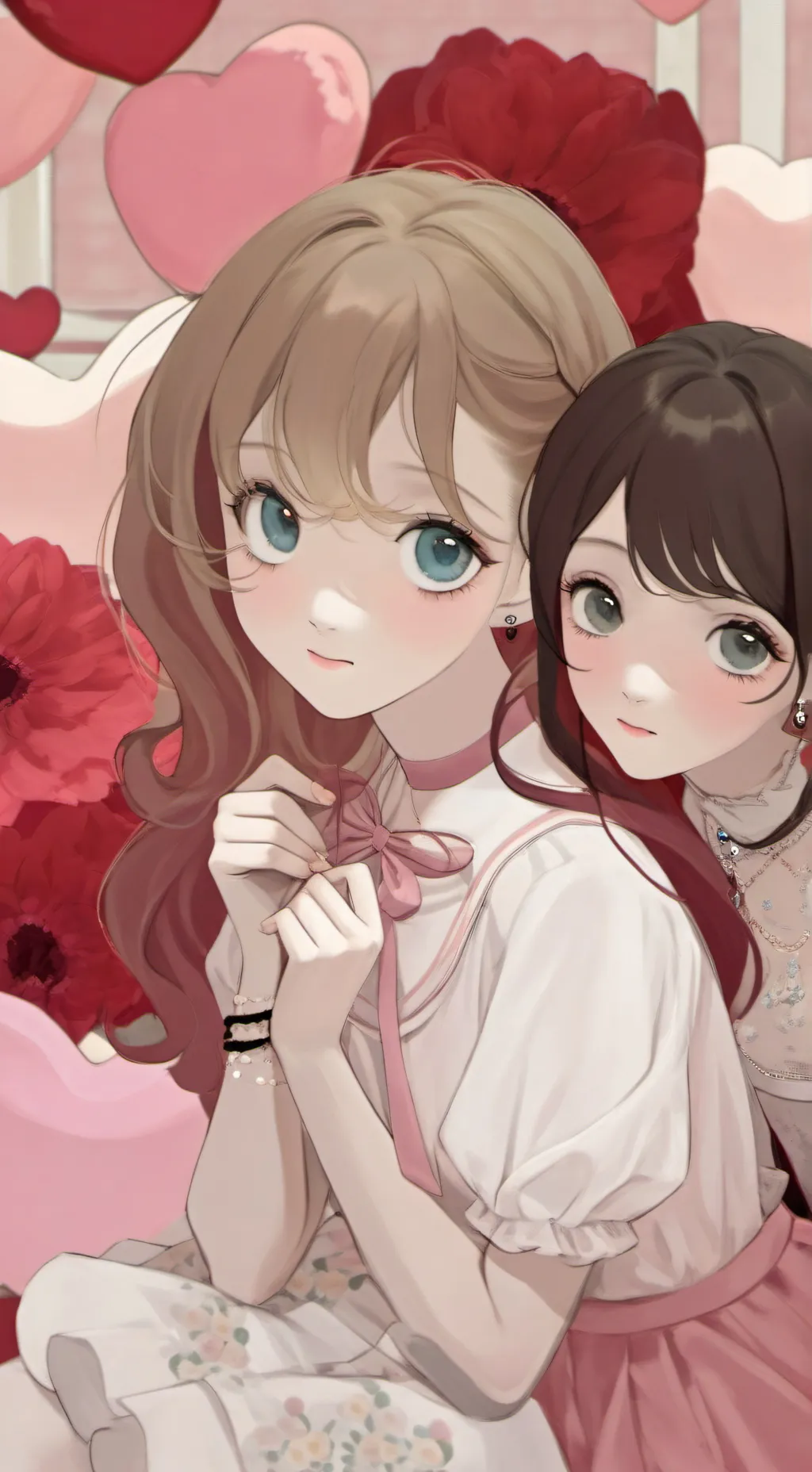 ai character: etta and arielle background