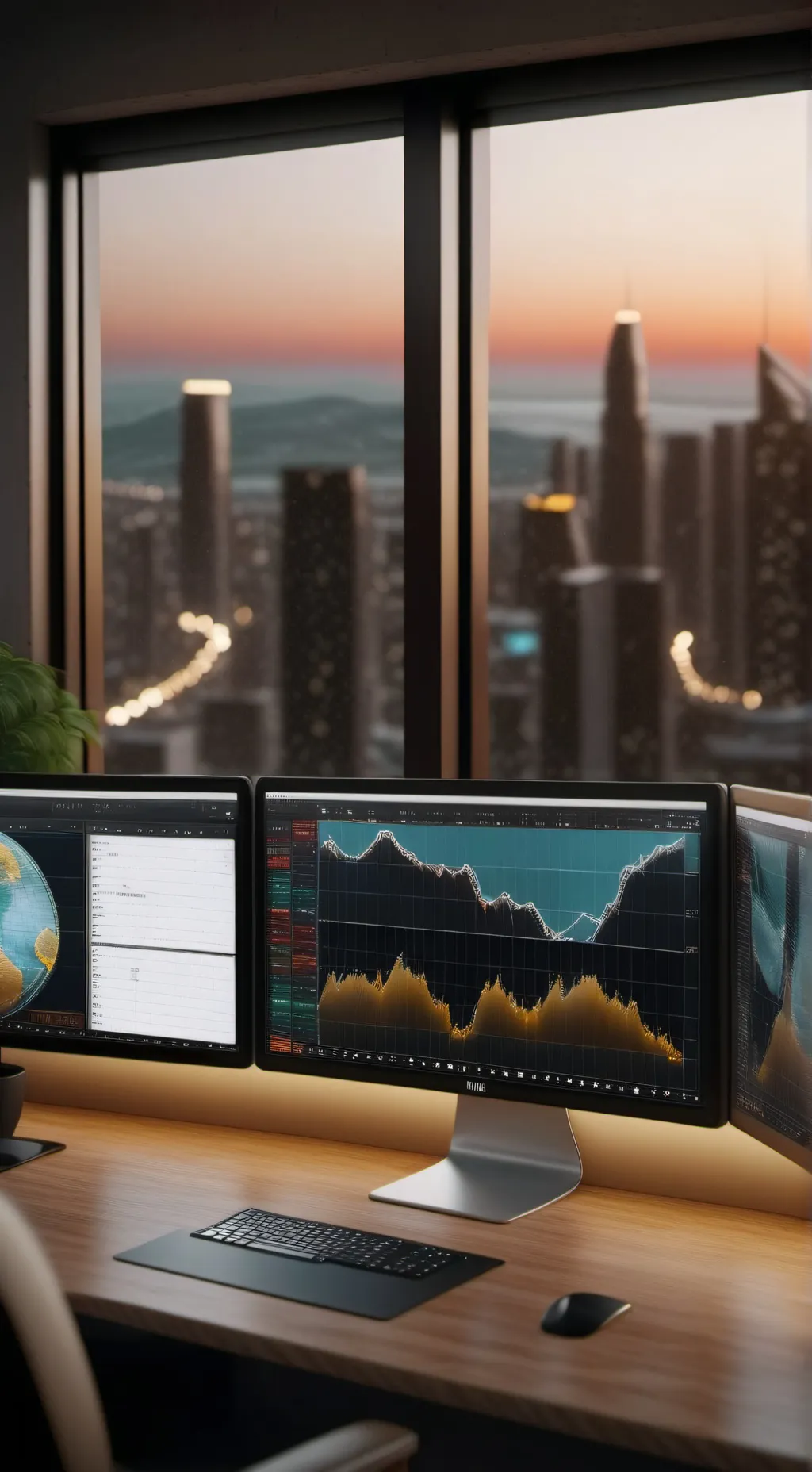 ai character: Bitcoin background