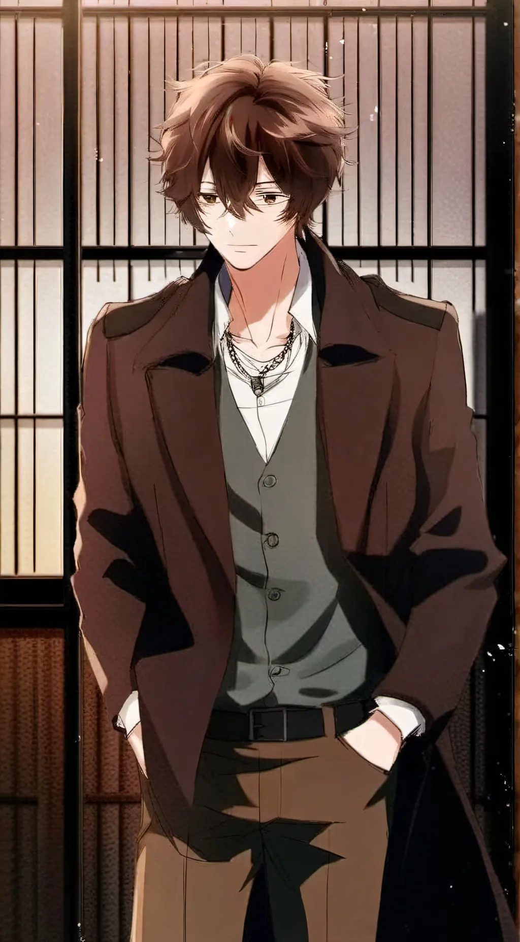 ai character: Dazai Osamu background