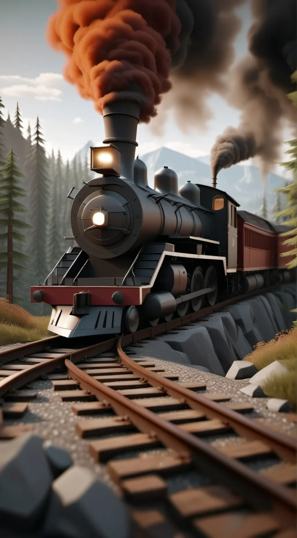 ai character: sprunki dead rail background