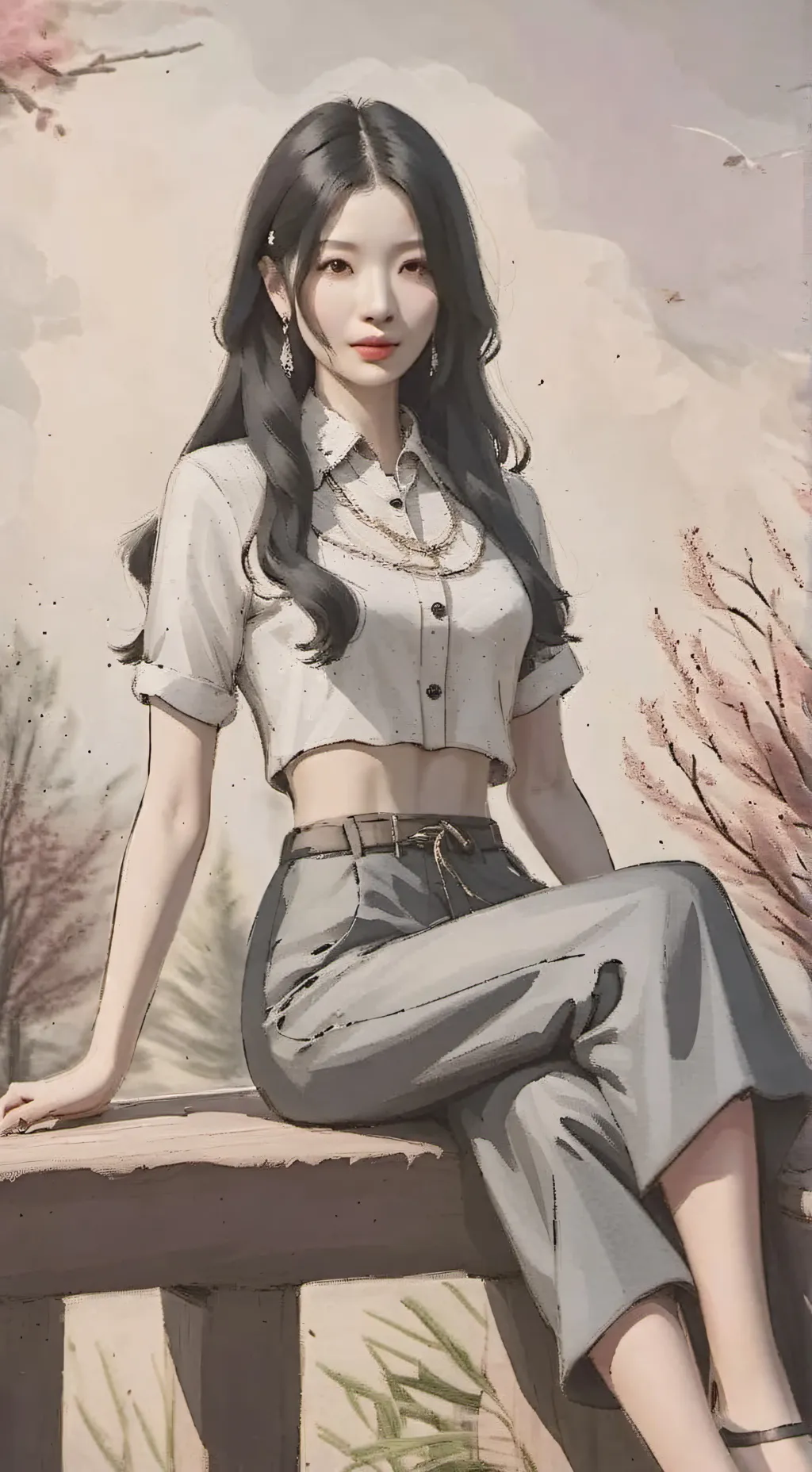 ai character: Kim Eun-ji background