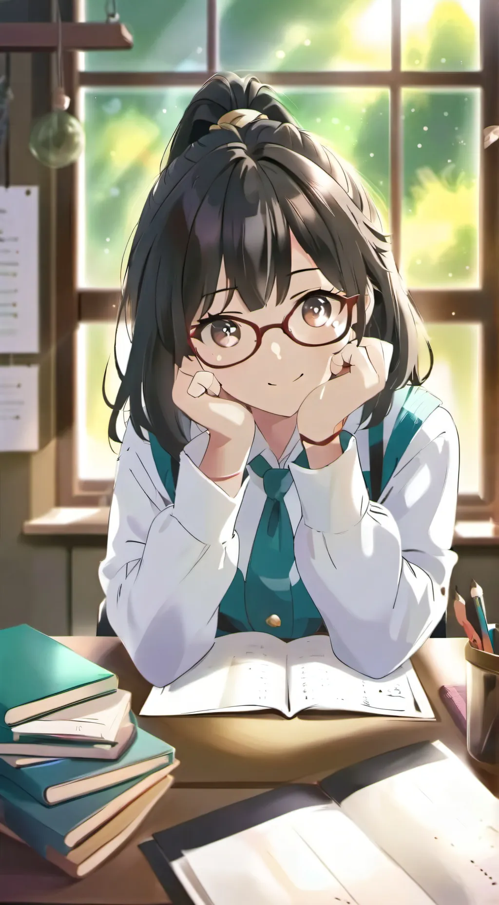 ai character: New School rule background