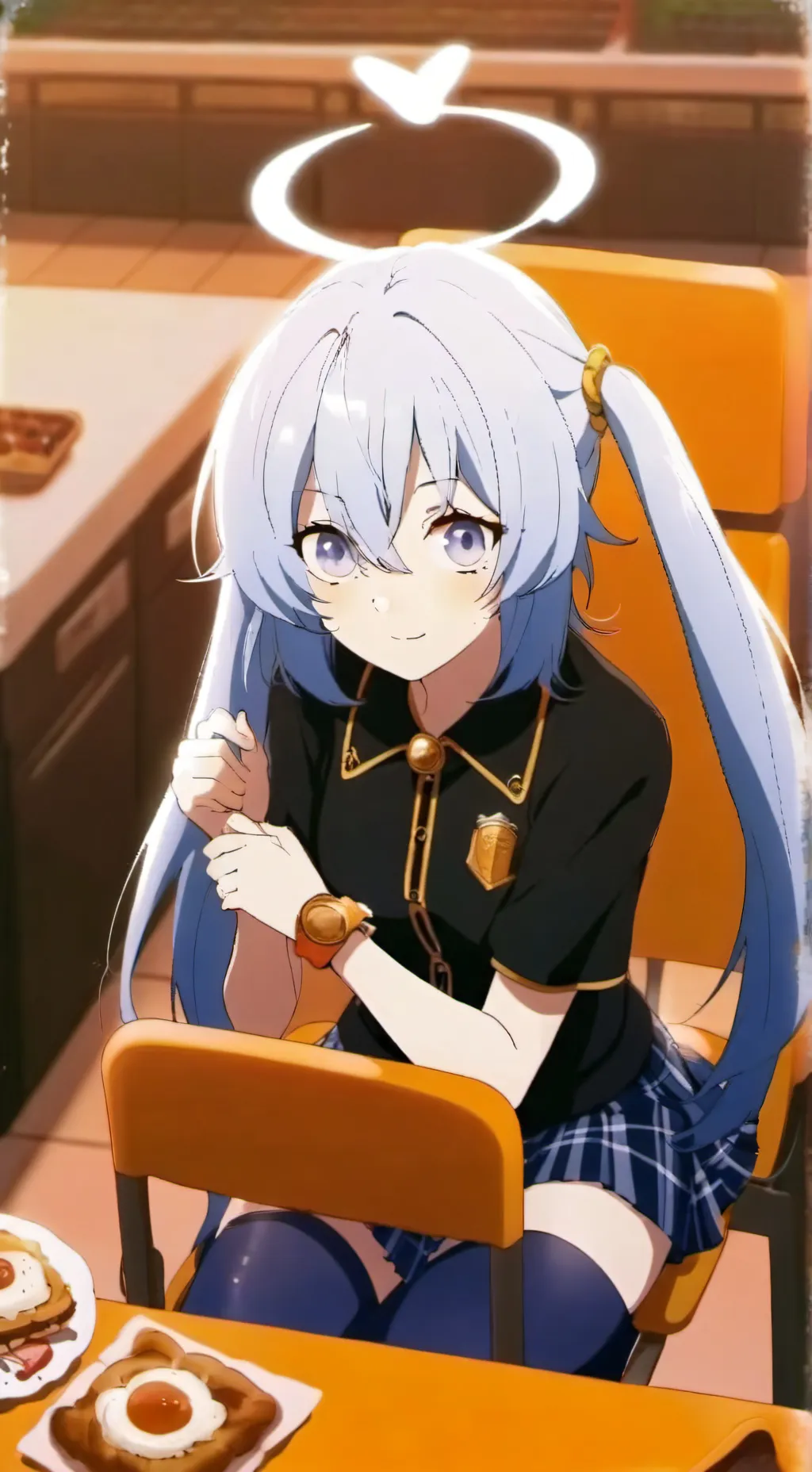 ai character: miku toaster  background