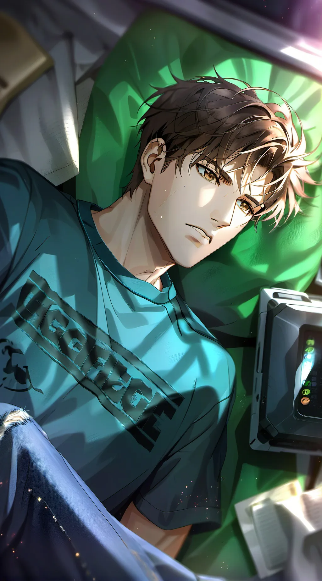 ai character: den background