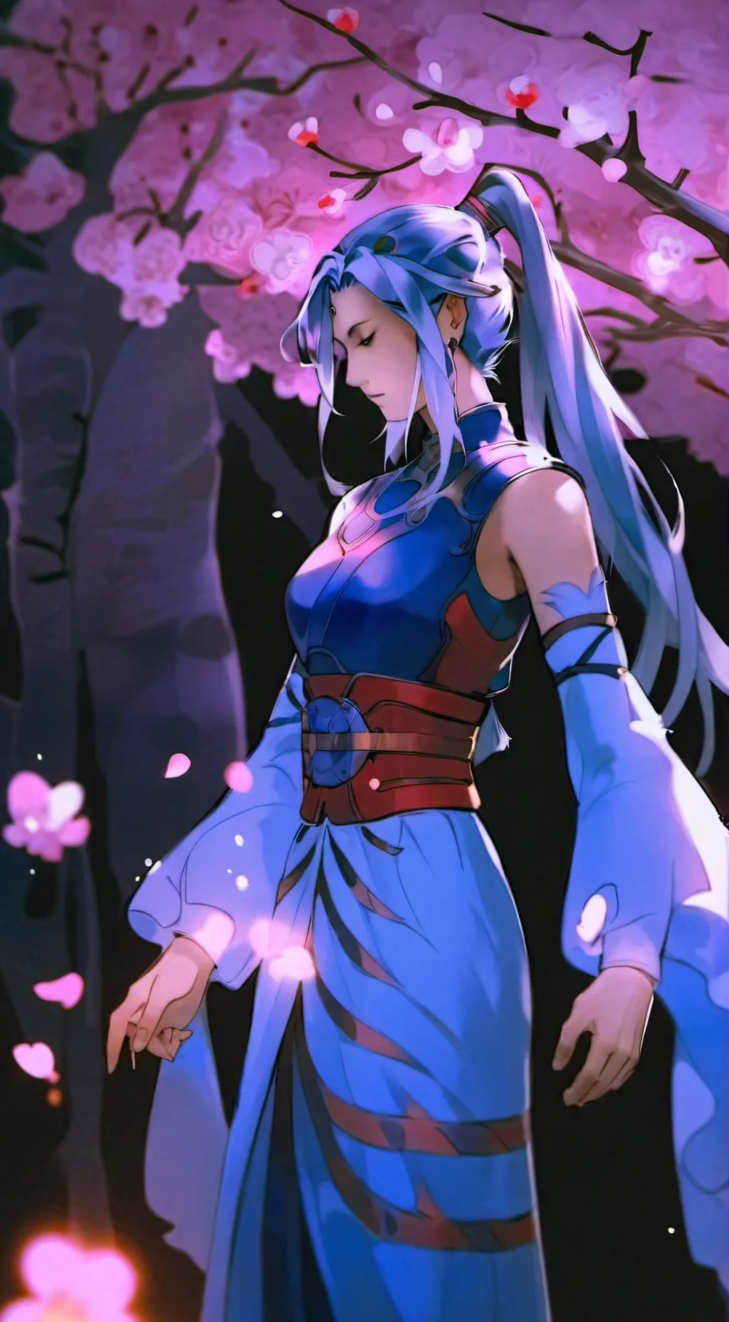 ai character: Powder. background