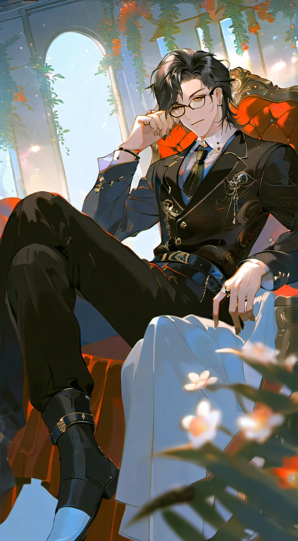 ai character: 《▪︎Asher▪︎》 background