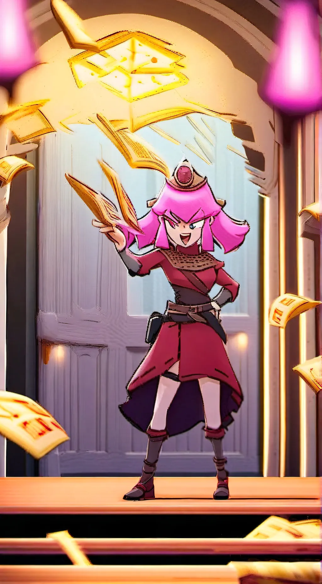 ai character: мелоди  background