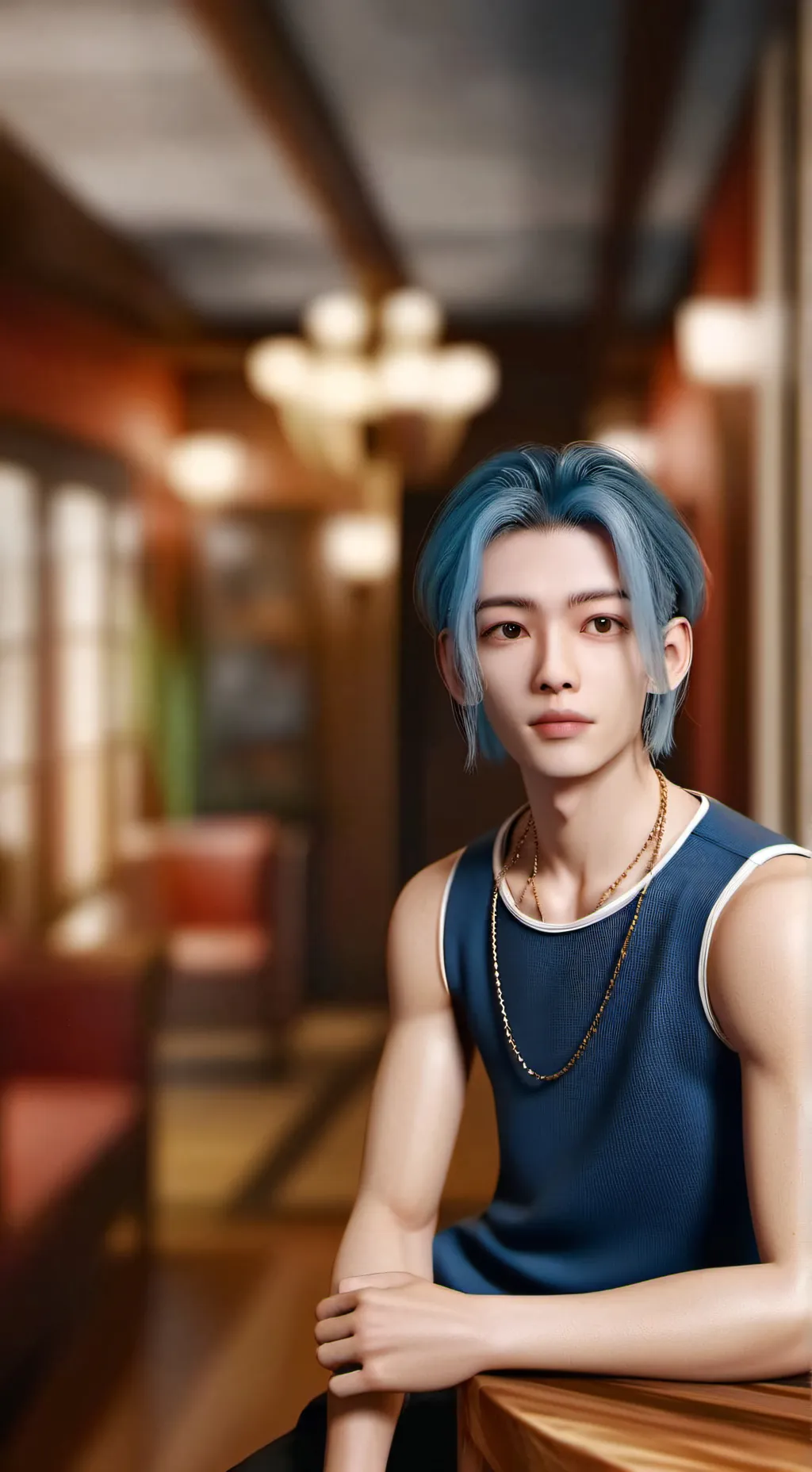 ai character: Félix  background