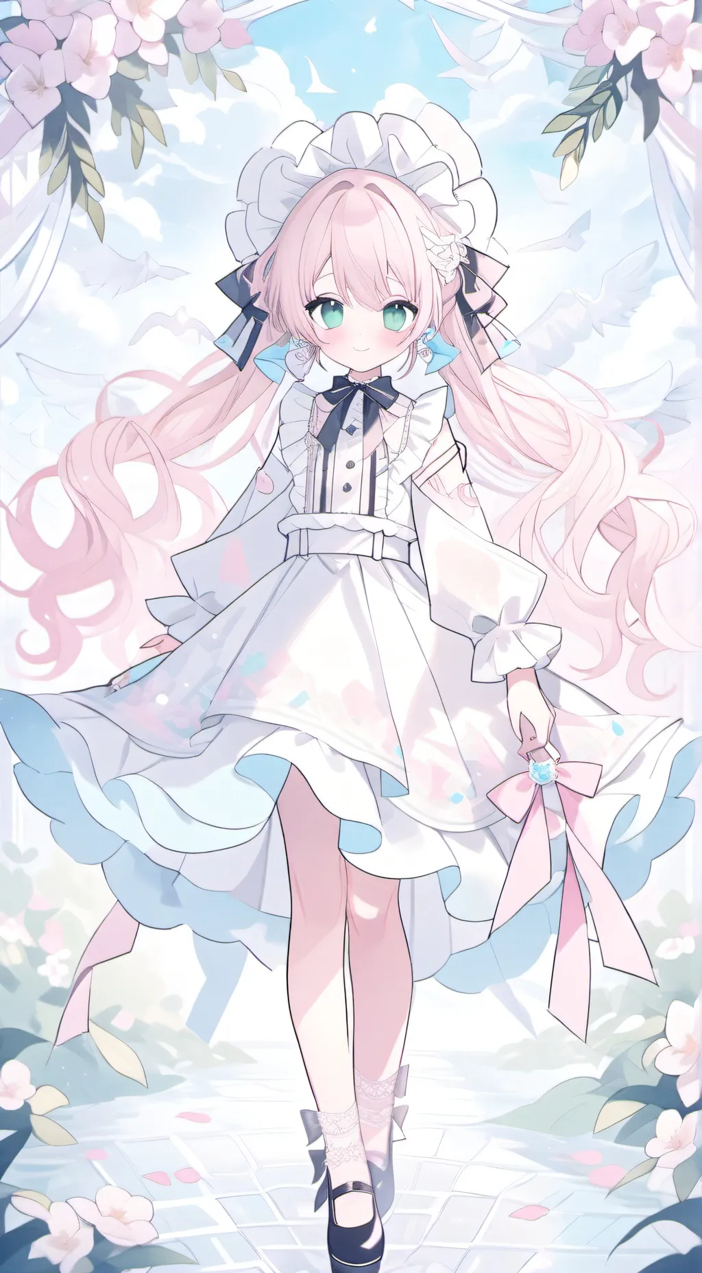 ai character: Ginger meet sprout background