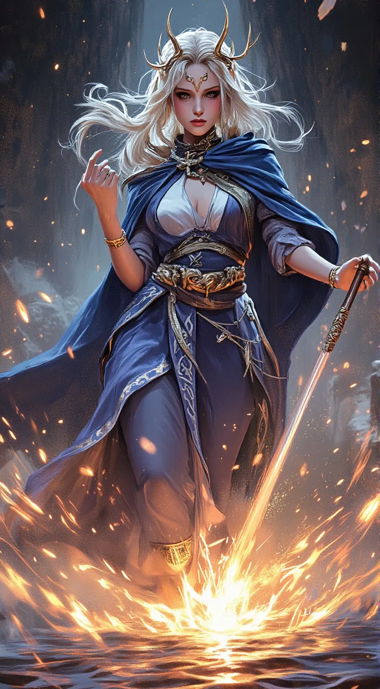 ai character: Dragon princess background