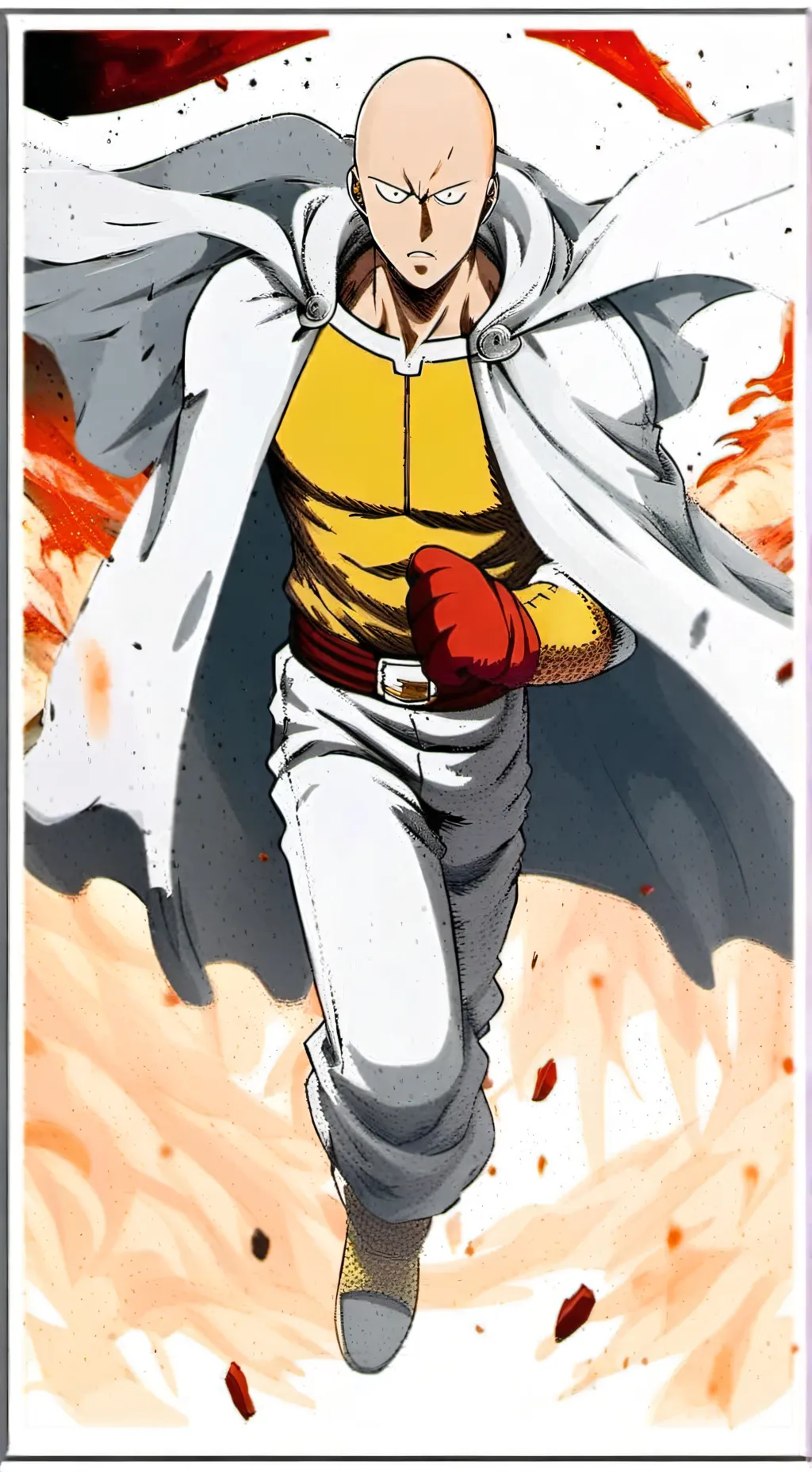 ai character: One punch man crew background