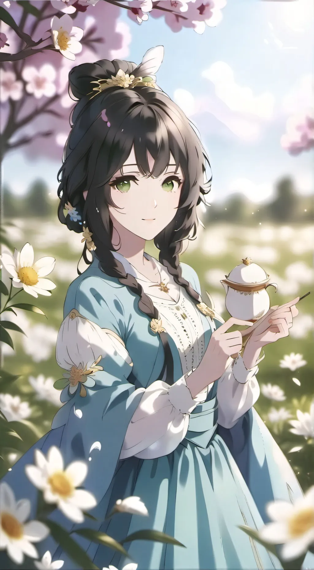 ai character: She is your mother background