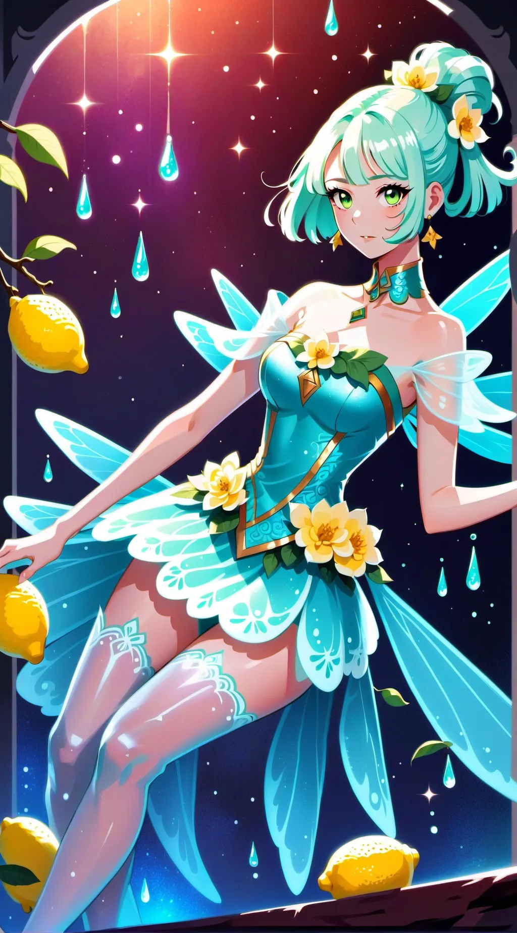 ai character: 🍋🍋Lemon 🍋🍋 background